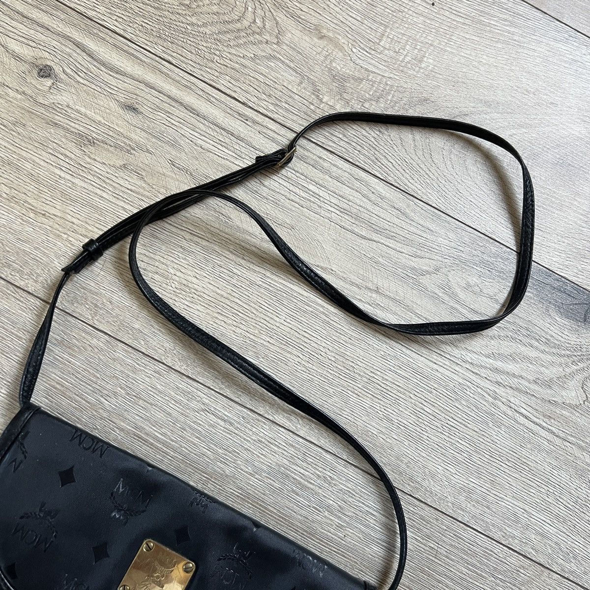 MCM × Vintage Vintage MCM Crossbody Bag Monogram Black West Germany Size ONE SIZE - 6 Thumbnail