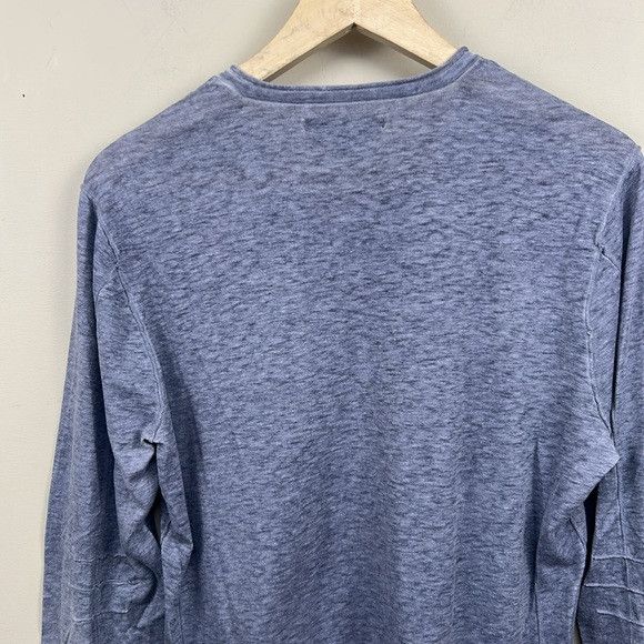 John Varvatos JOHN VARVATOS M V neck linen/cotton pull over blue grey Size US M / EU 48-50 / 2 - 8 Thumbnail