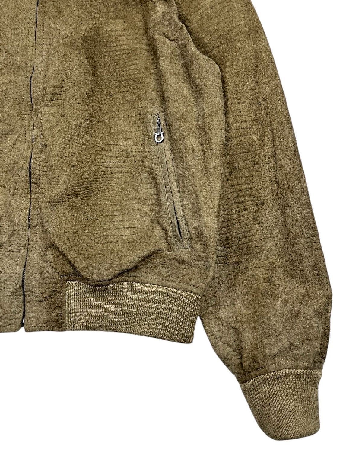 Salvatore Ferragamo Salvatone Ferragamo Leather bomber Size US M / EU 48-50 / 2 - 6 Thumbnail