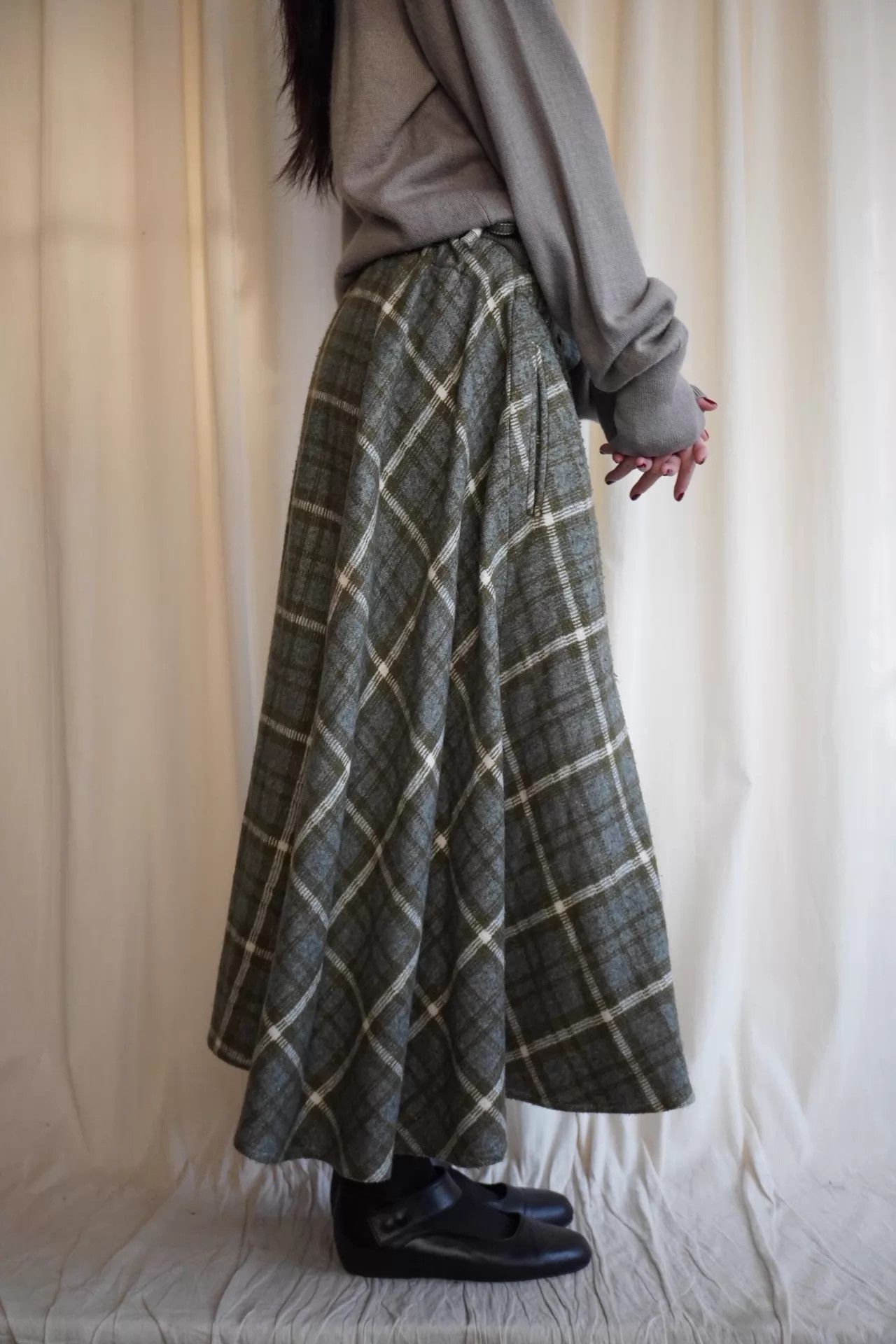 Comme des Garcons COMME des GARCONS 1983 Early Checked Skirt Women’s Size 27" / US 4 / IT 40 - 3 Thumbnail