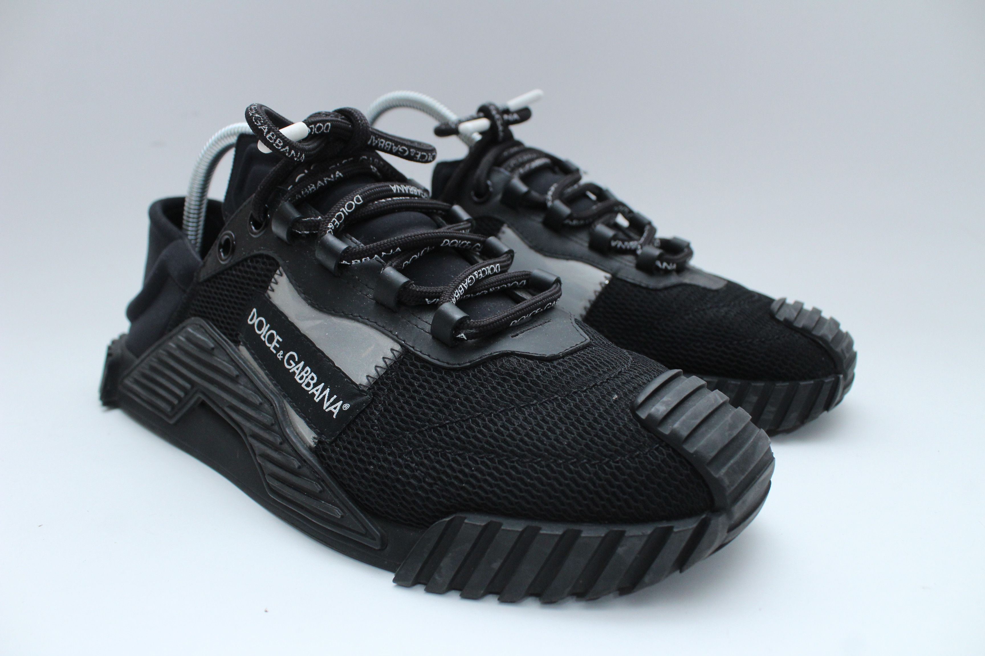 Dolce & Gabbana Dolce & Gabbana NS1 Black Mixed Materials Sneakers IT 42 Size US 9 / EU 42 - 6 Thumbnail