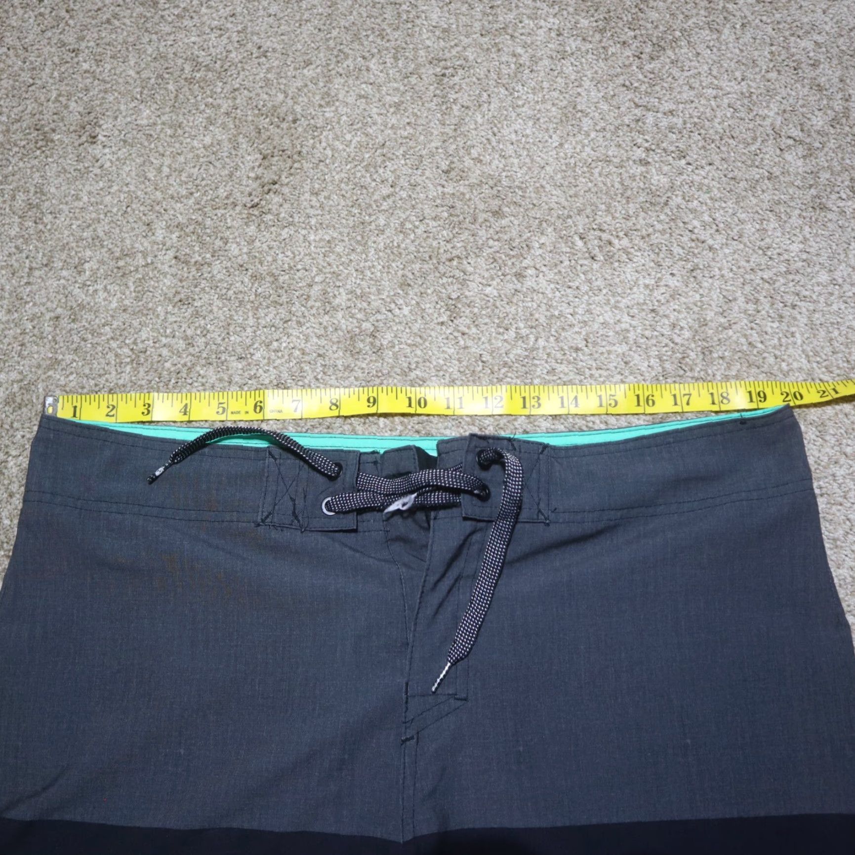Vintage Ocean Current Shorts Mens Bermuda Flat Front Cargo Pockets Grey Size 36 Casual Ready Wear Size US 38 / EU 54 - 3 Thumbnail