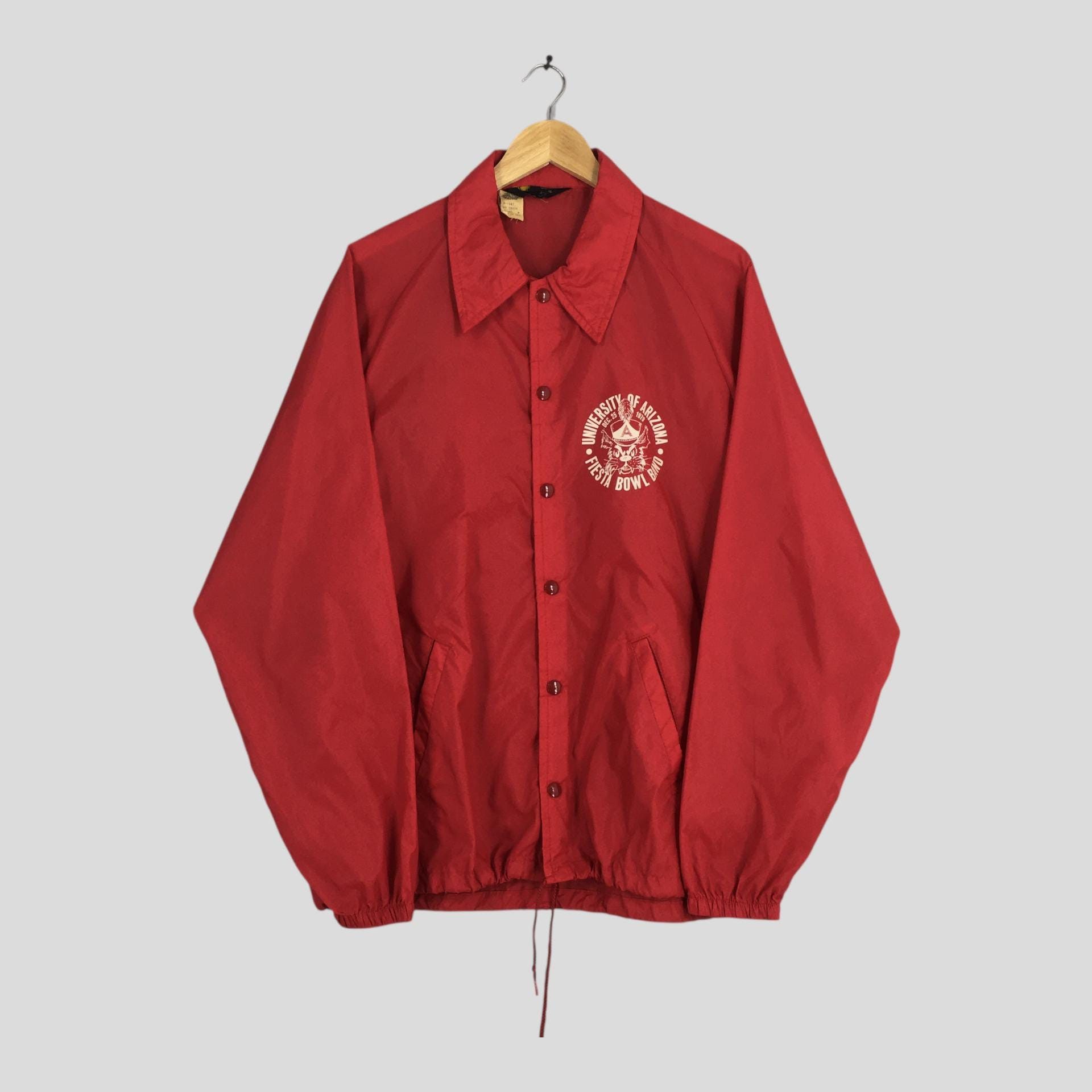 NCAA Vintage 1970s Champion Arizona University Windbreaker Large Size US L / EU 52-54 / 3 - 1 Thumbnail