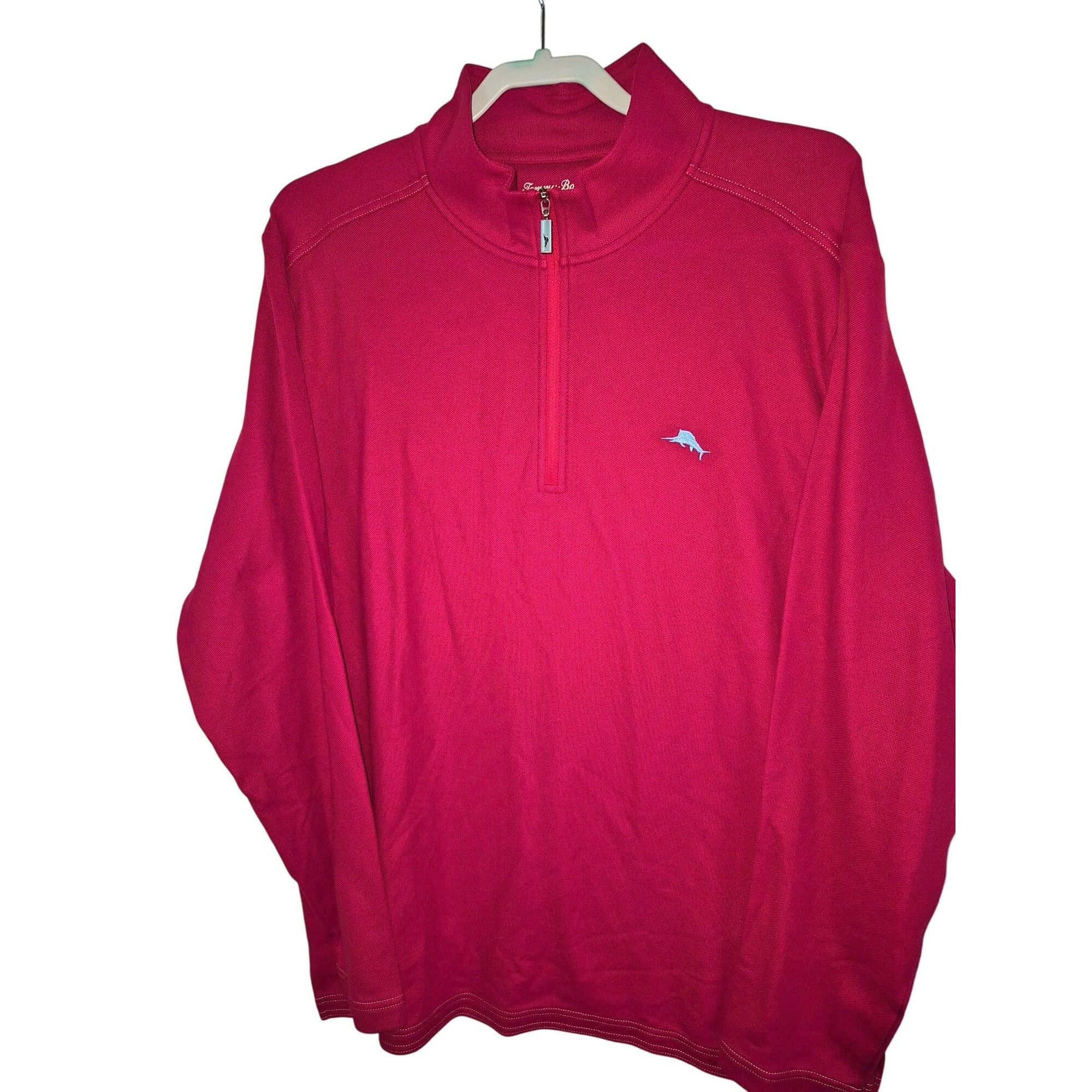Tommy Bahama Tommy Bahama IslandZone Supima Cotton 1/4 Zip Pullover Shirt Size US L / EU 52-54 / 3 - 1 Thumbnail