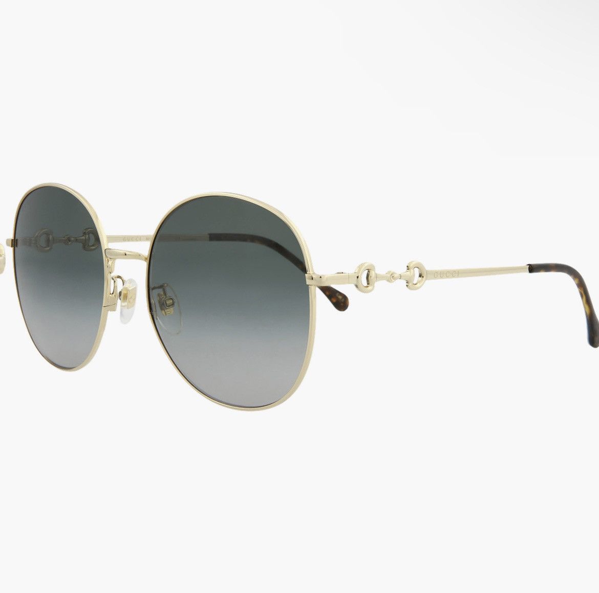 Gucci 59mm Round Sunglasses with Horsebit