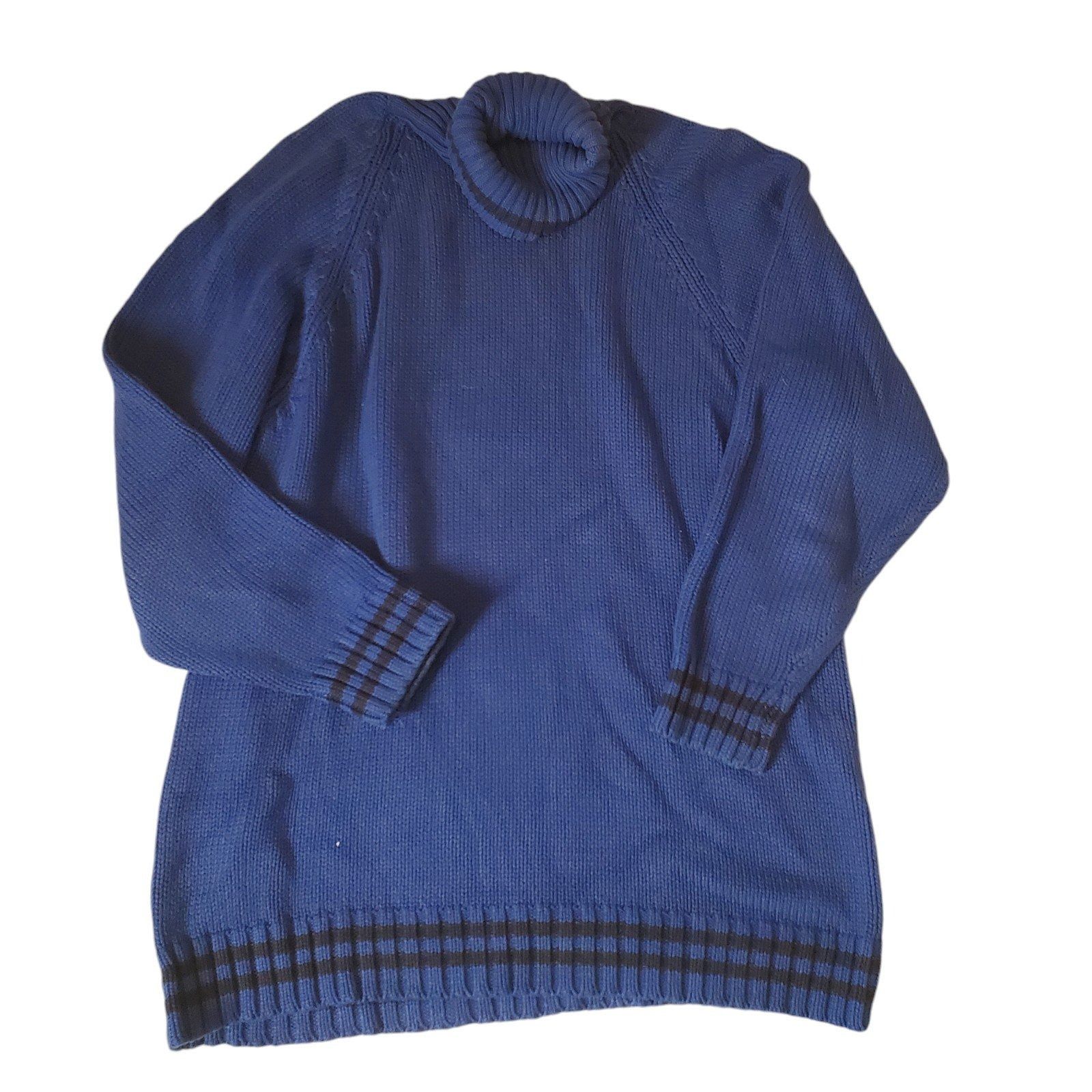 Gap Gap Vintage 90s Women's Oversized Sweater Cotton Turtleneck Size M / US 6-8 / IT 42-44 - 2 Thumbnail