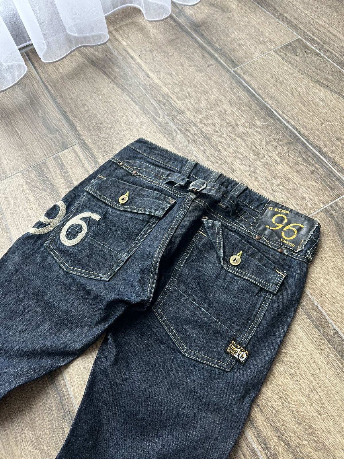 G-Star × Vintage Vintage G star Raw 96 elwood mens jeans Size US 29 - 3 Thumbnail