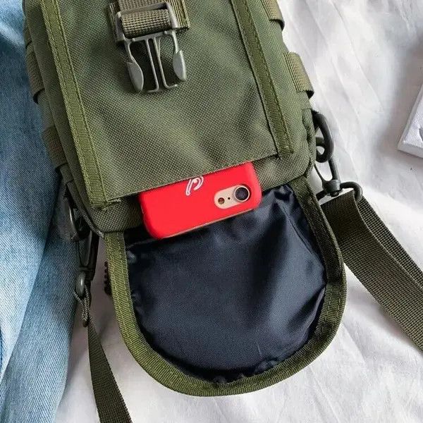 Japanese Brand Y2K military vintage messenger shoulder bag Size ONE SIZE - 4 Thumbnail