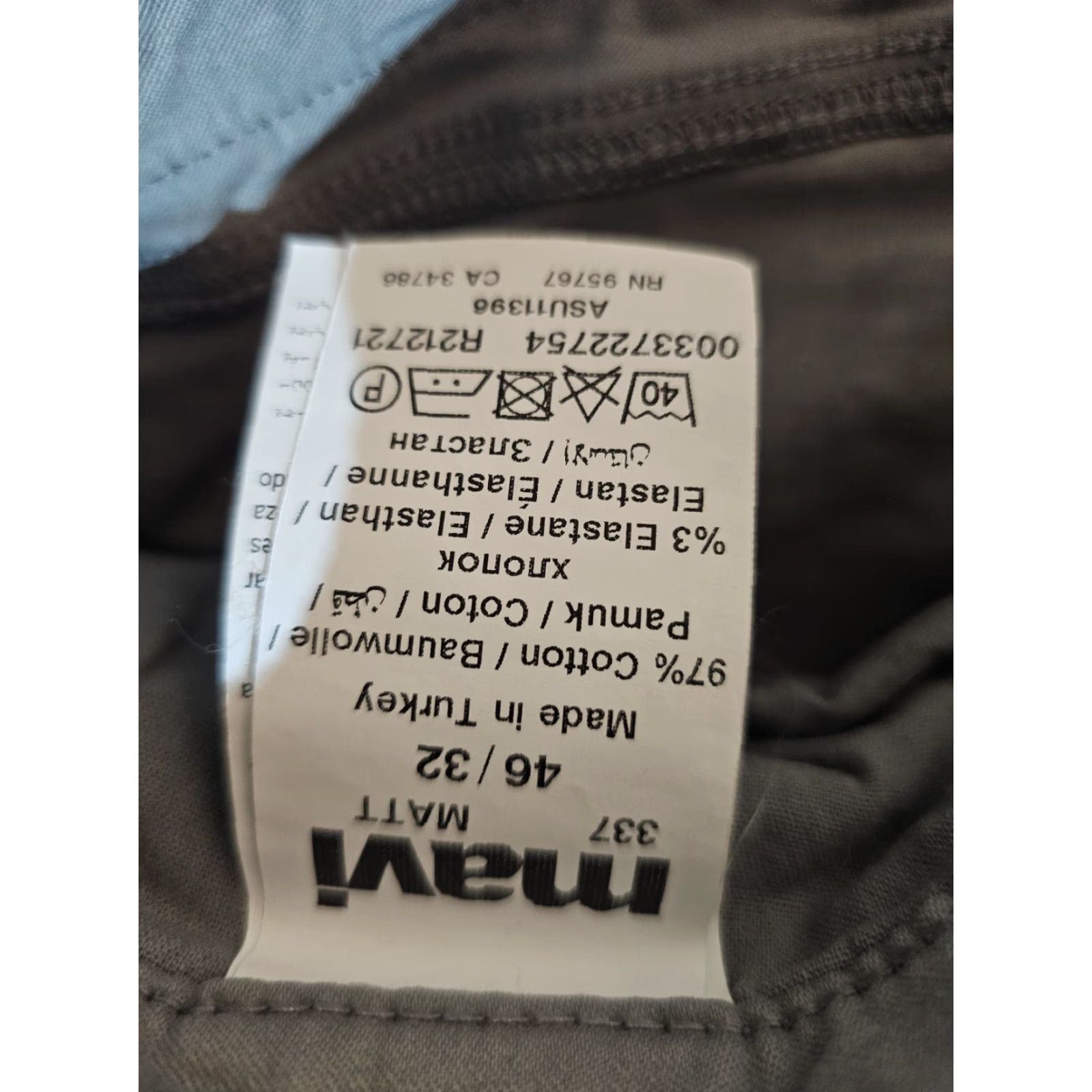 Mavi Mavi Matt Relaxed Straight Jeans Gray Denim Pants Stretch Mens 46/32 Regular 5-Pocket City Preppy School Size US 30 / EU 46 - 4 Thumbnail