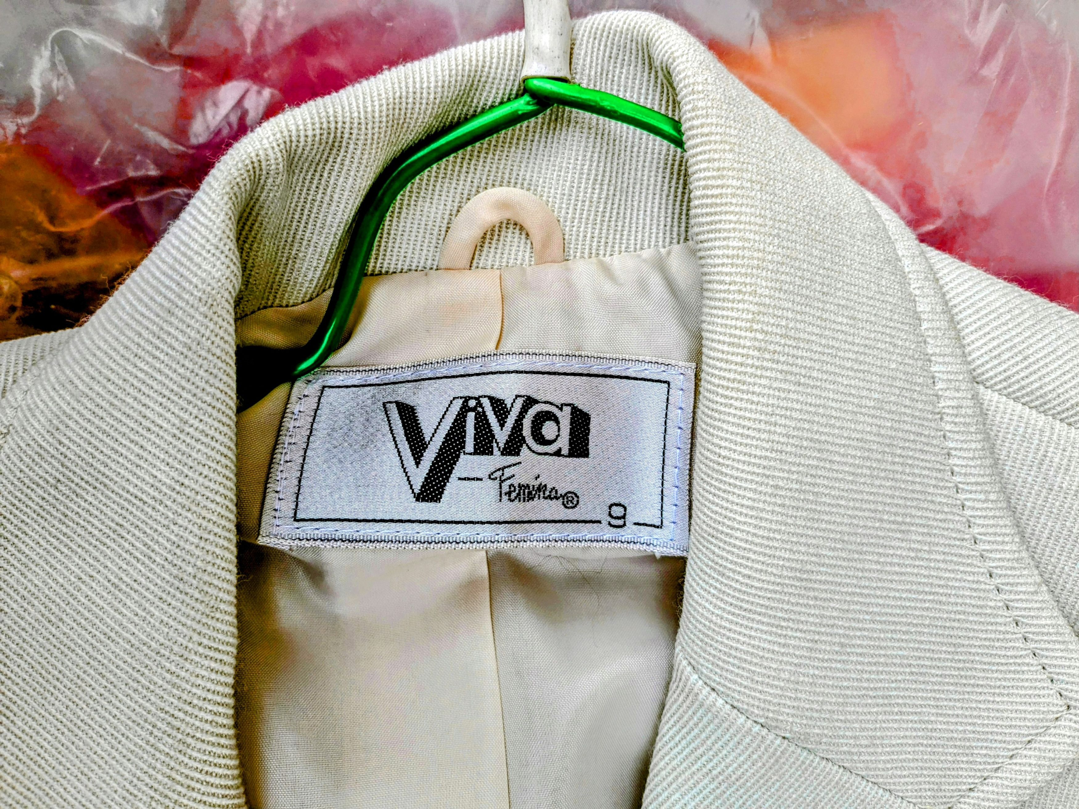 Vintage VTG 1980s Japanese Ivory Womens Sz4P Blazer Suit Jacket EUC Size S / US 4 / IT 40 - 5 Thumbnail