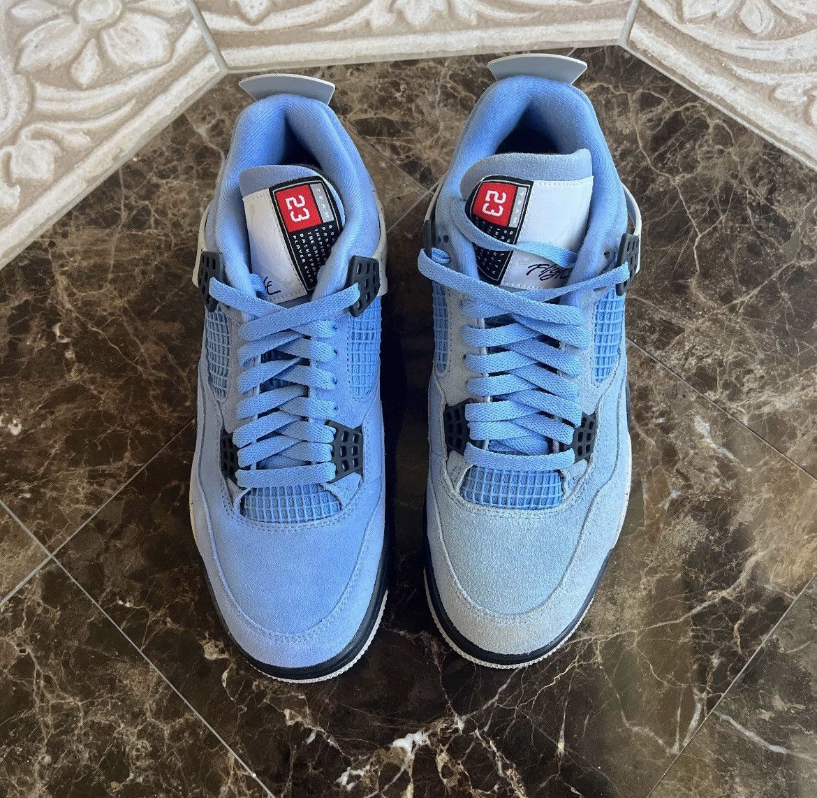 Jordan Brand Air Jordan 4 Retro “University Blue” size 8.5 READ BELOW Size US 8.5 / EU 41-42 - 4 Thumbnail
