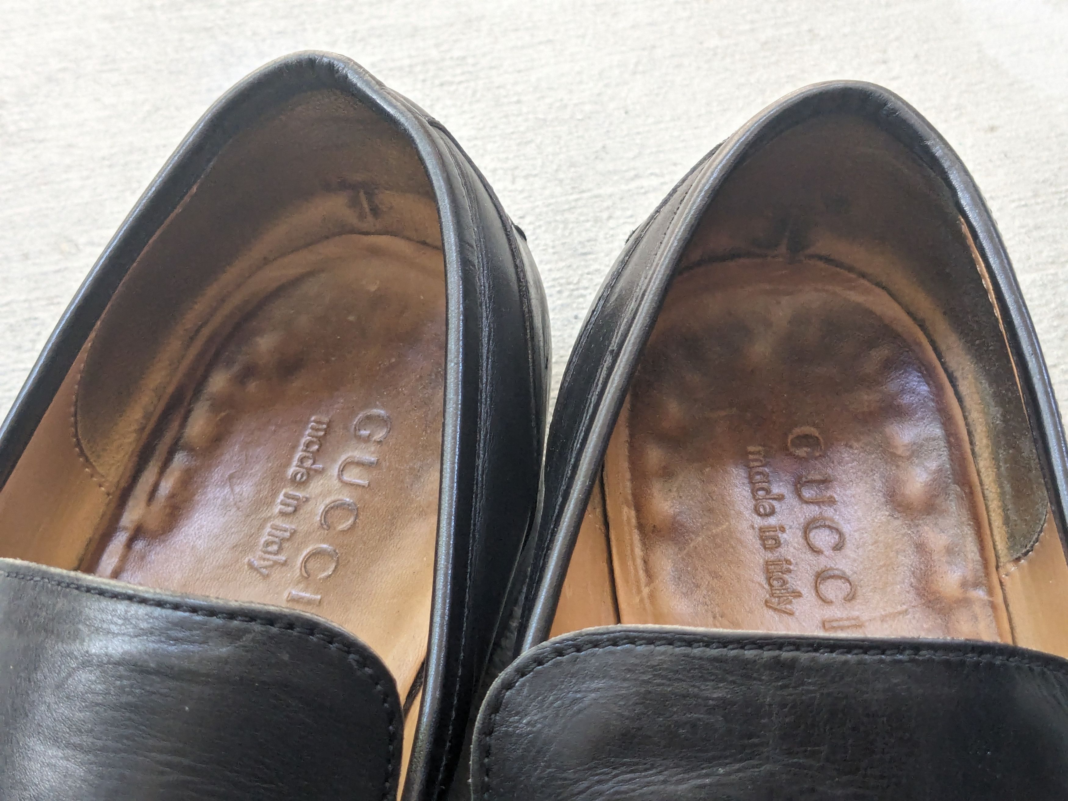 Gucci × Vintage Gucci Horsebit Loafers Black 10 Slip Ons Buckle Size US 10 / EU 43 - 6 Thumbnail