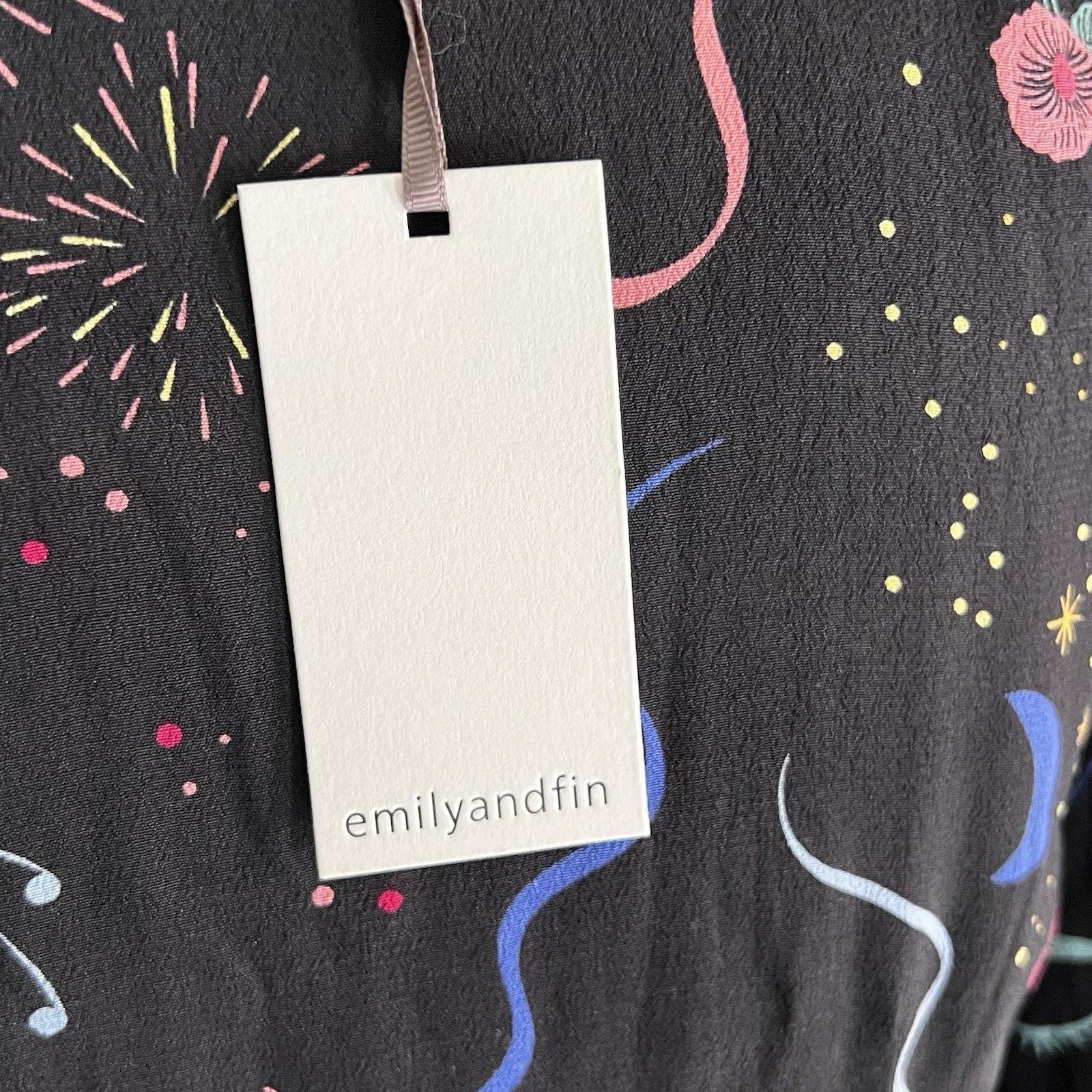 Other NWT RARE Emily & Fin XS Felicity Long Flare Party Dress Size XS / US 0-2 / IT 36-38 - 2 Thumbnail
