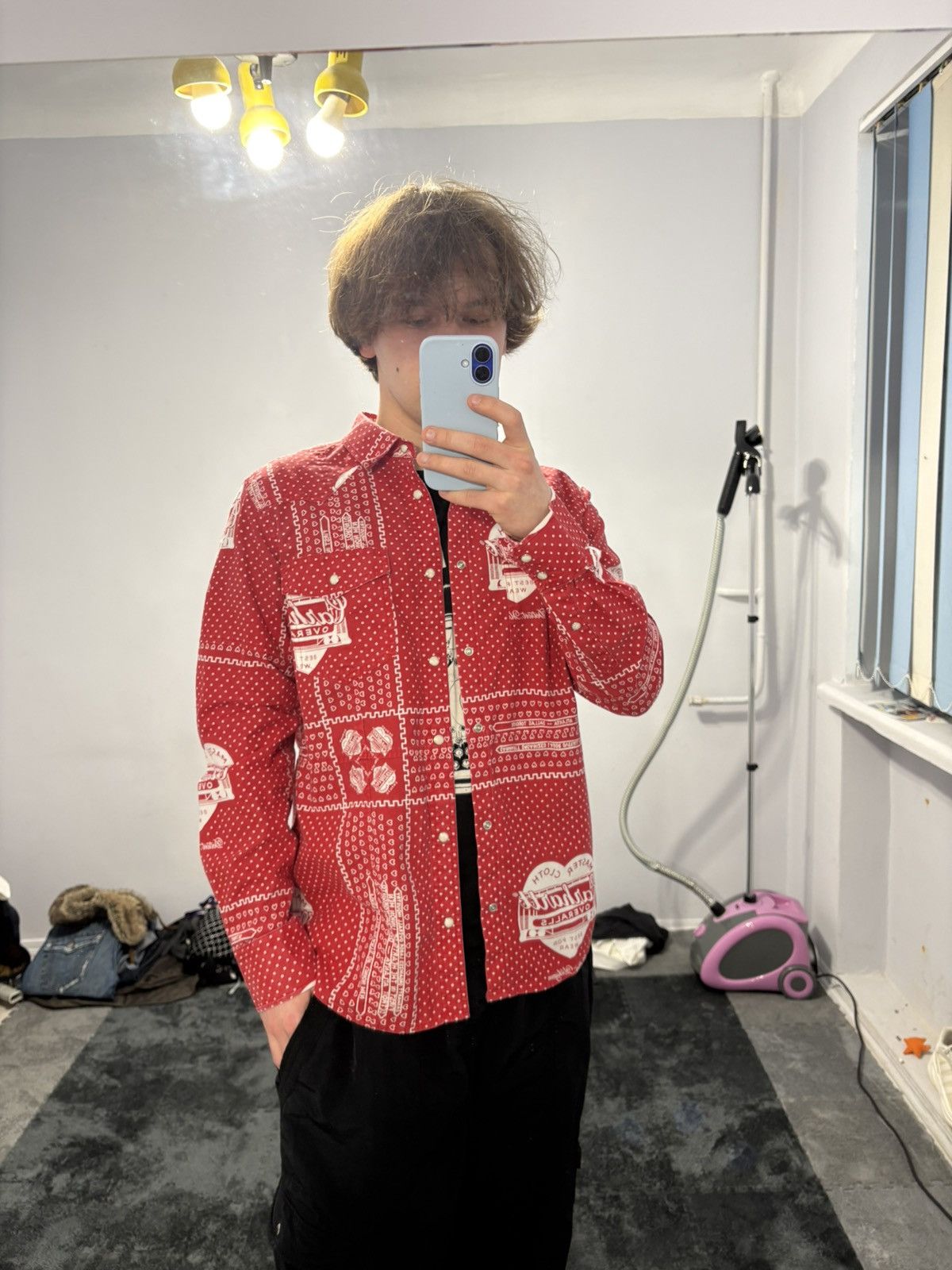 Carhartt RARE Carhartt x Slam Jam Bandana Red Shirt Size US M / EU 48-50 / 2 - 6 Thumbnail