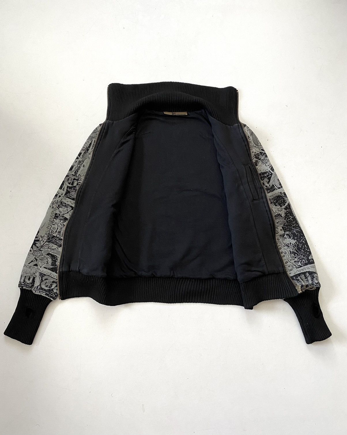 John Galliano 🔥Ultra Rare John Galliano Vintage Unisex Gazzete Zip Jacket Size US M / EU 48-50 / 2 - 8 Thumbnail