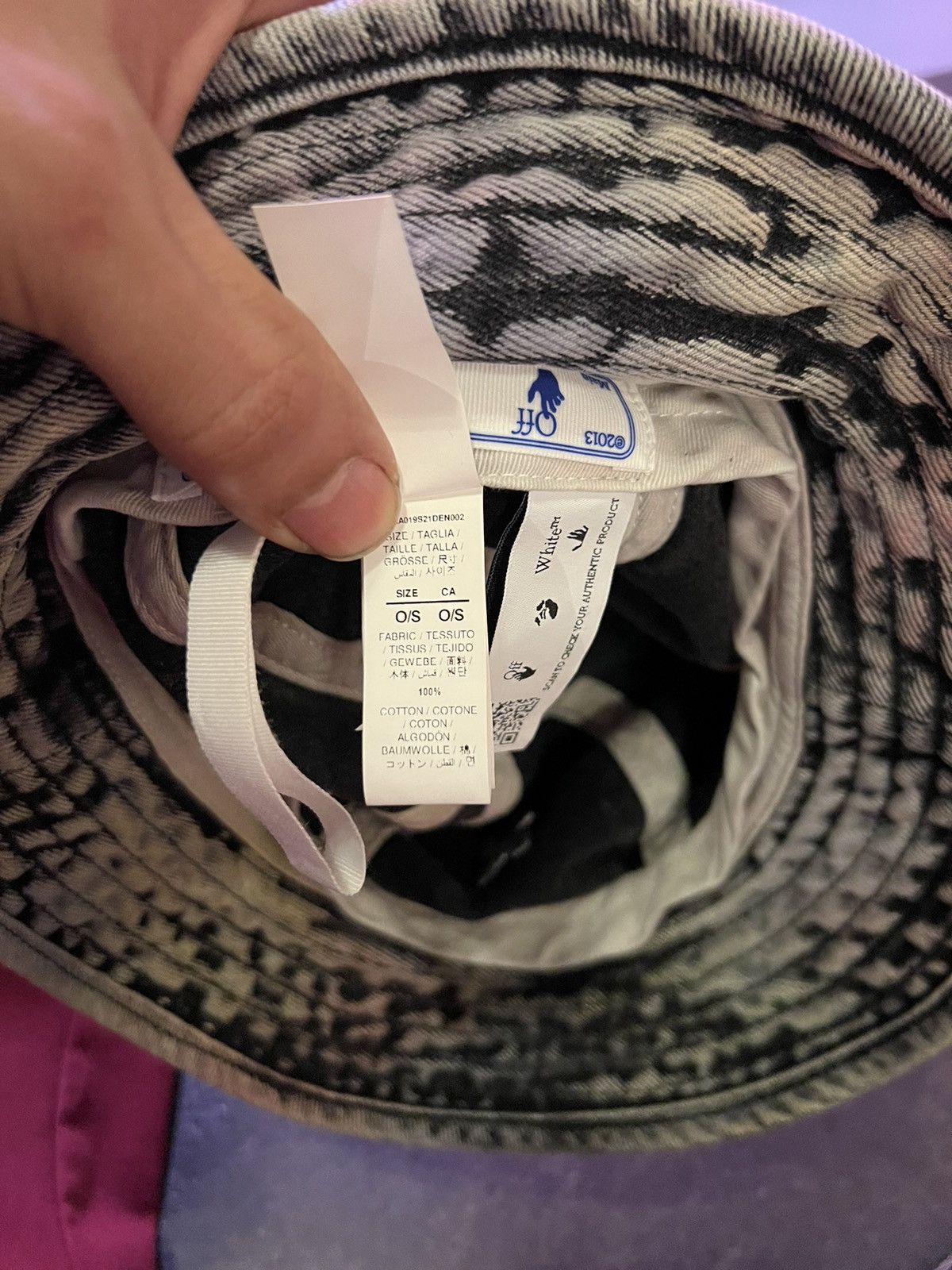 Off-White Off white x Ev Bravado bucket hat Size ONE SIZE - 8 Thumbnail