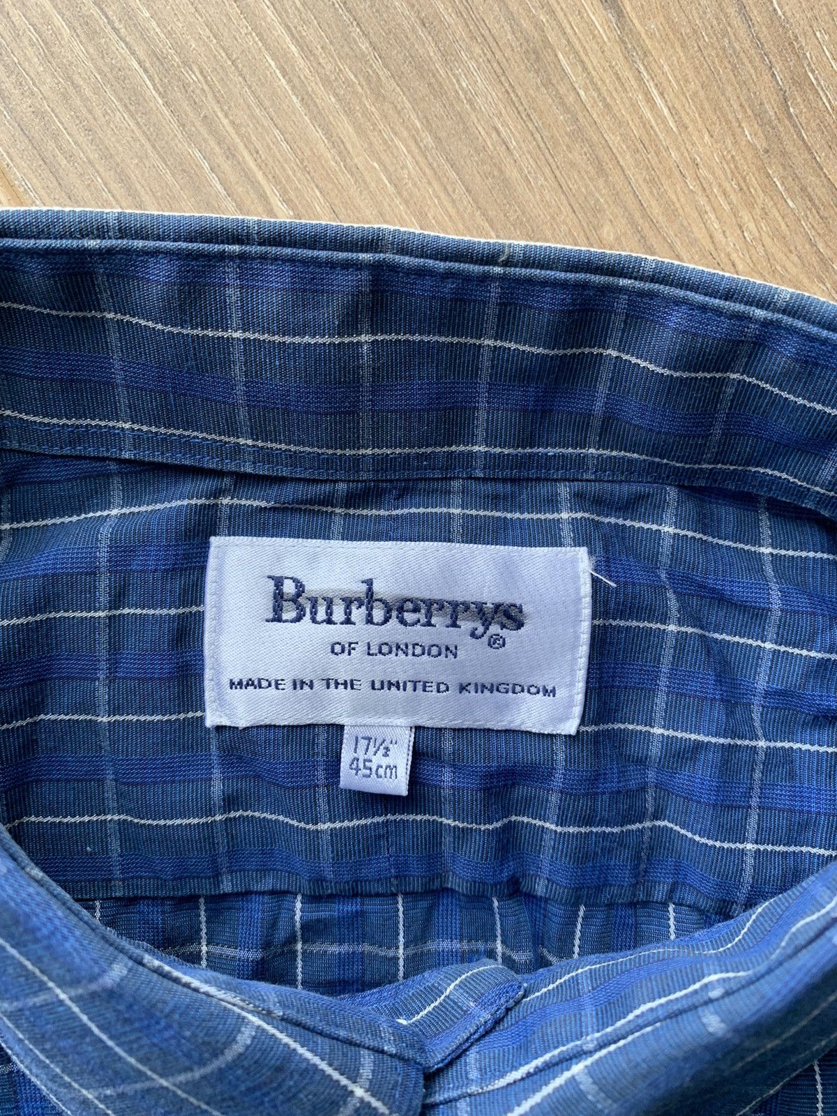Burberry × Vintage Vintage Burberrys shirt Size US XL / EU 56 / 4 - 4 Thumbnail