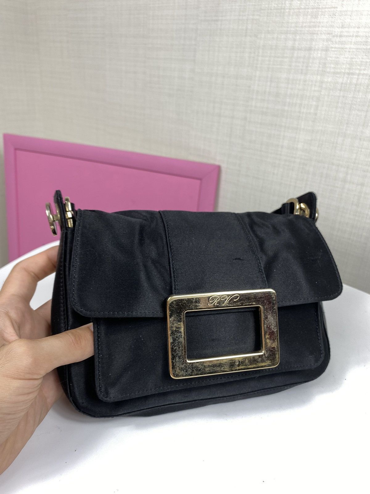 Roger Vivier Roger Vivier Satin Evening Mini Bag Size ONE SIZE - 4 Thumbnail