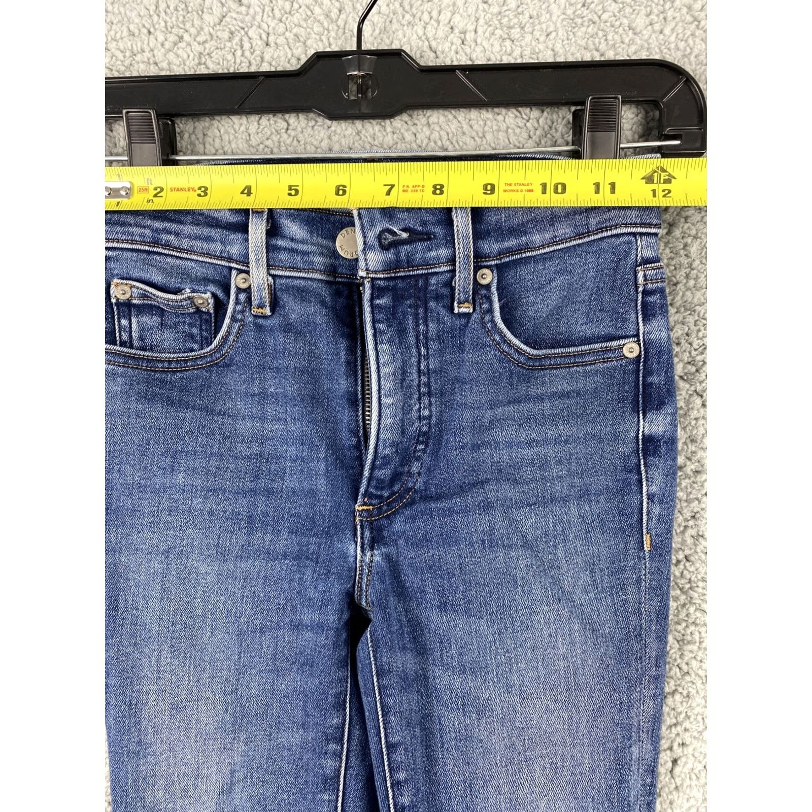 Denime Denim Forum Jeans Women's Size 2 Skinny Mid Wash Denim Blue 31-29 Size 26" / US 2 / IT 38 - 4 Thumbnail