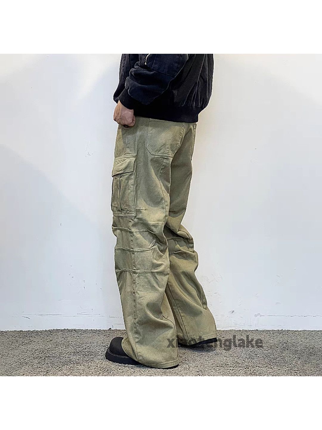 Designer × Japanese Brand × Vintage washed faded cleanfit yuppie bootcut grunge pants Size US 32 / EU 48 - 4 Thumbnail