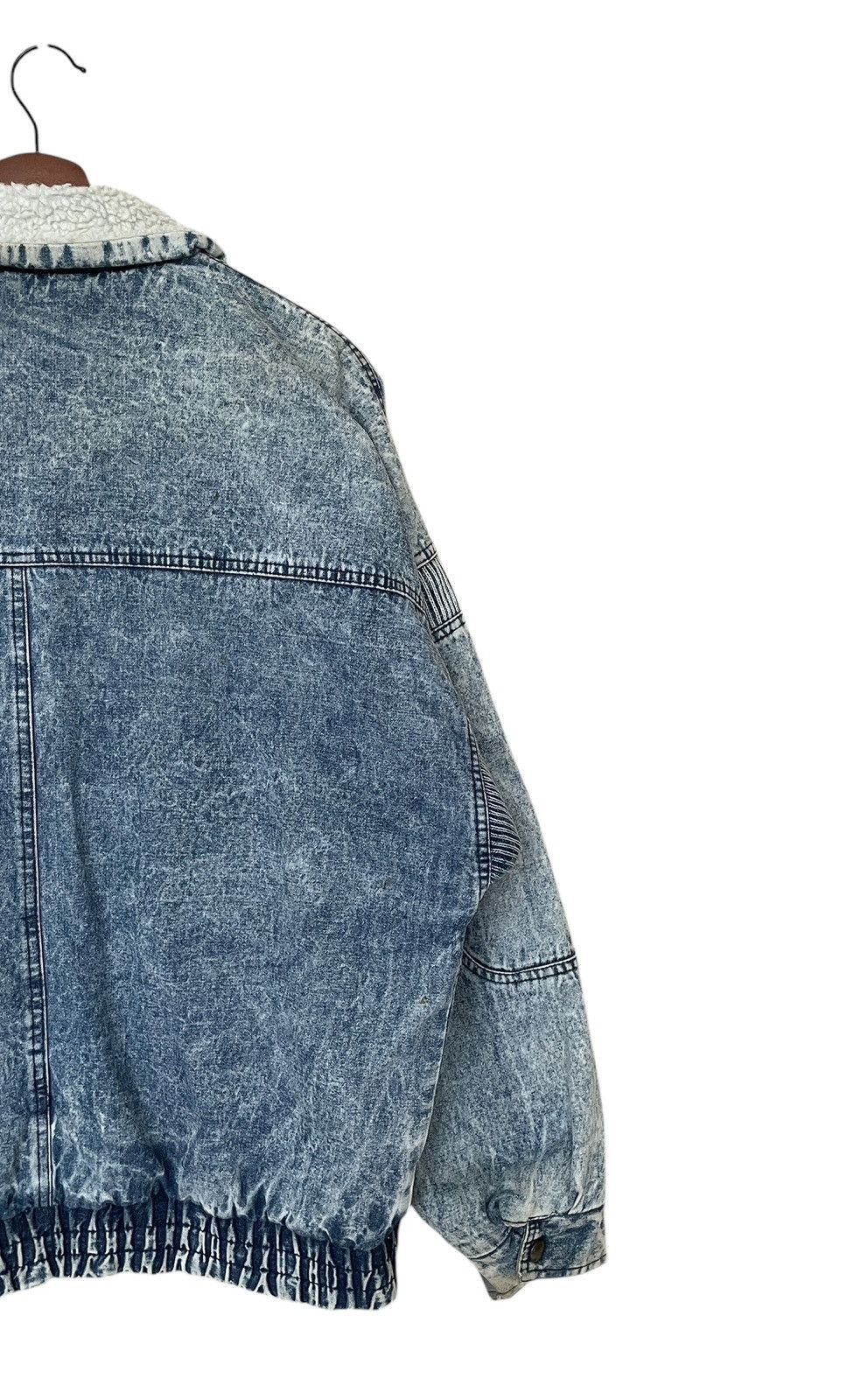 If Six Was Nine × Japanese Brand Vintage Japanese Brand Combat Weapon Fur Denim Jacket 1990s Size US M / EU 48-50 / 2 - 6 Thumbnail