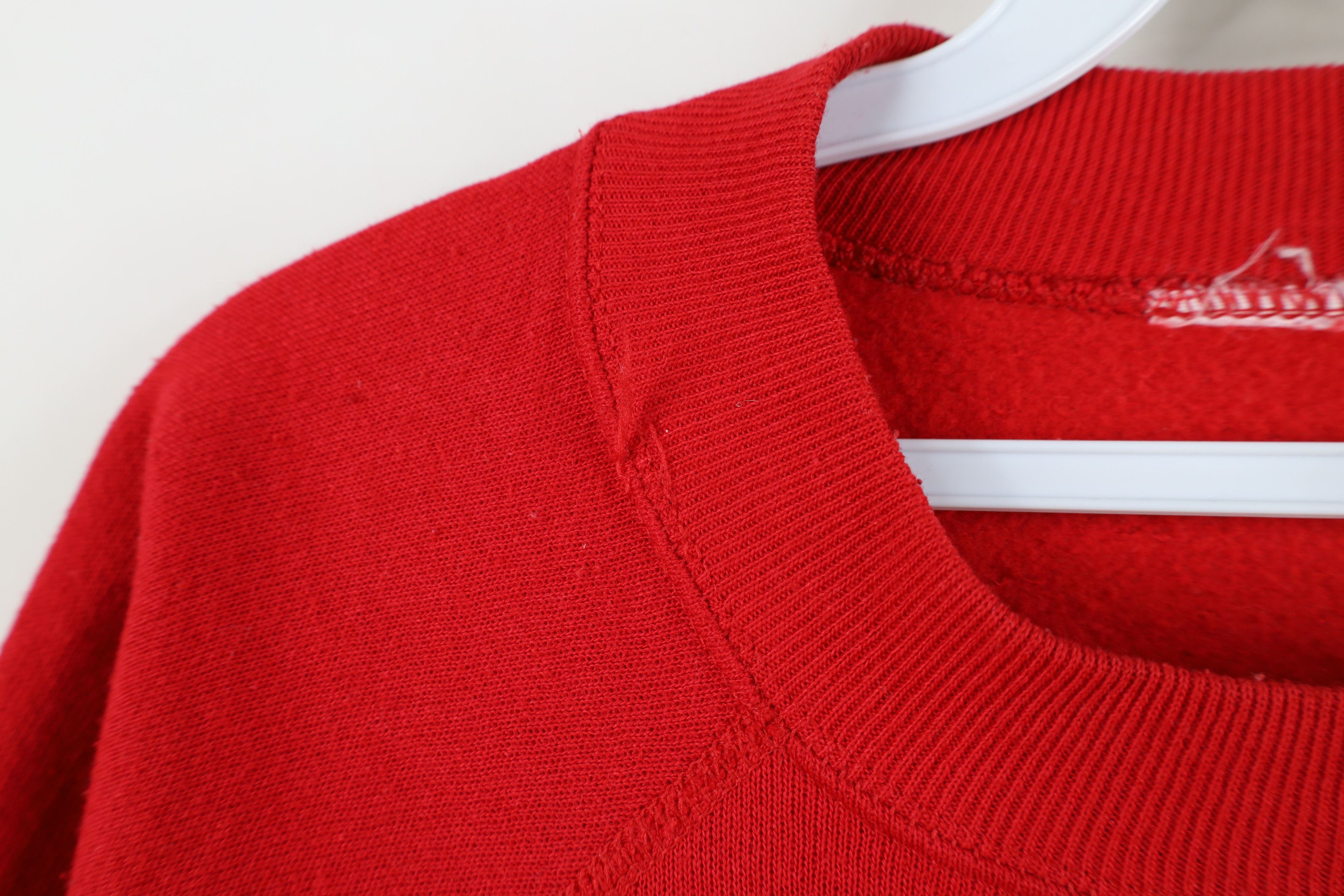 Vintage Vintage 90s Streetwear The Brightest Star Sweatshirt Red USA Size US XXL / EU 58 / 5 - 6 Thumbnail