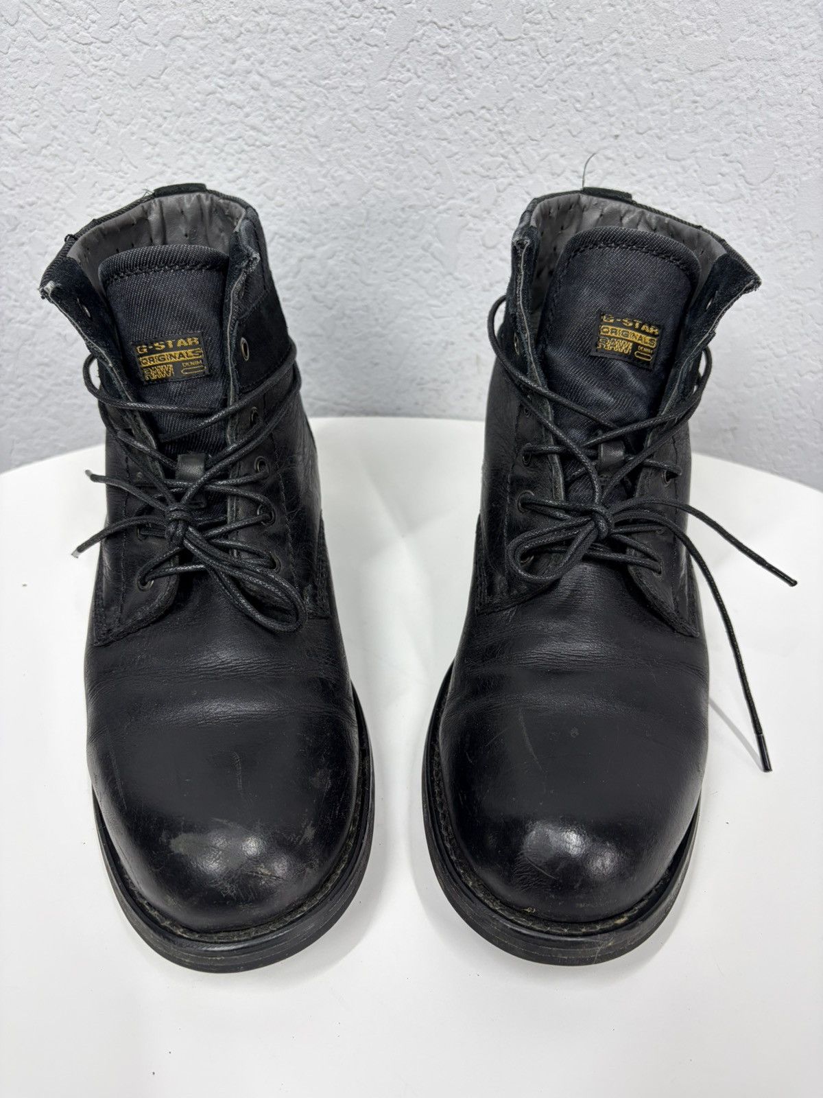 Hedi Slimane Vintage Y2K Black Leather Side Zip Boots Guidi Marsell Style Size US 9 / EU 42 - 13 Thumbnail