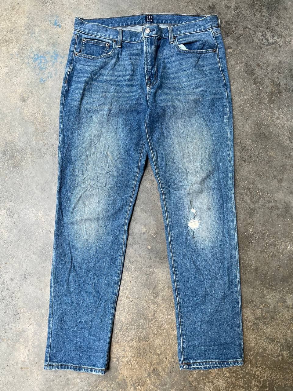 Gap VINTAGE GAP DENIM FADED STYLE Size US 36 / EU 52 - 5 Thumbnail