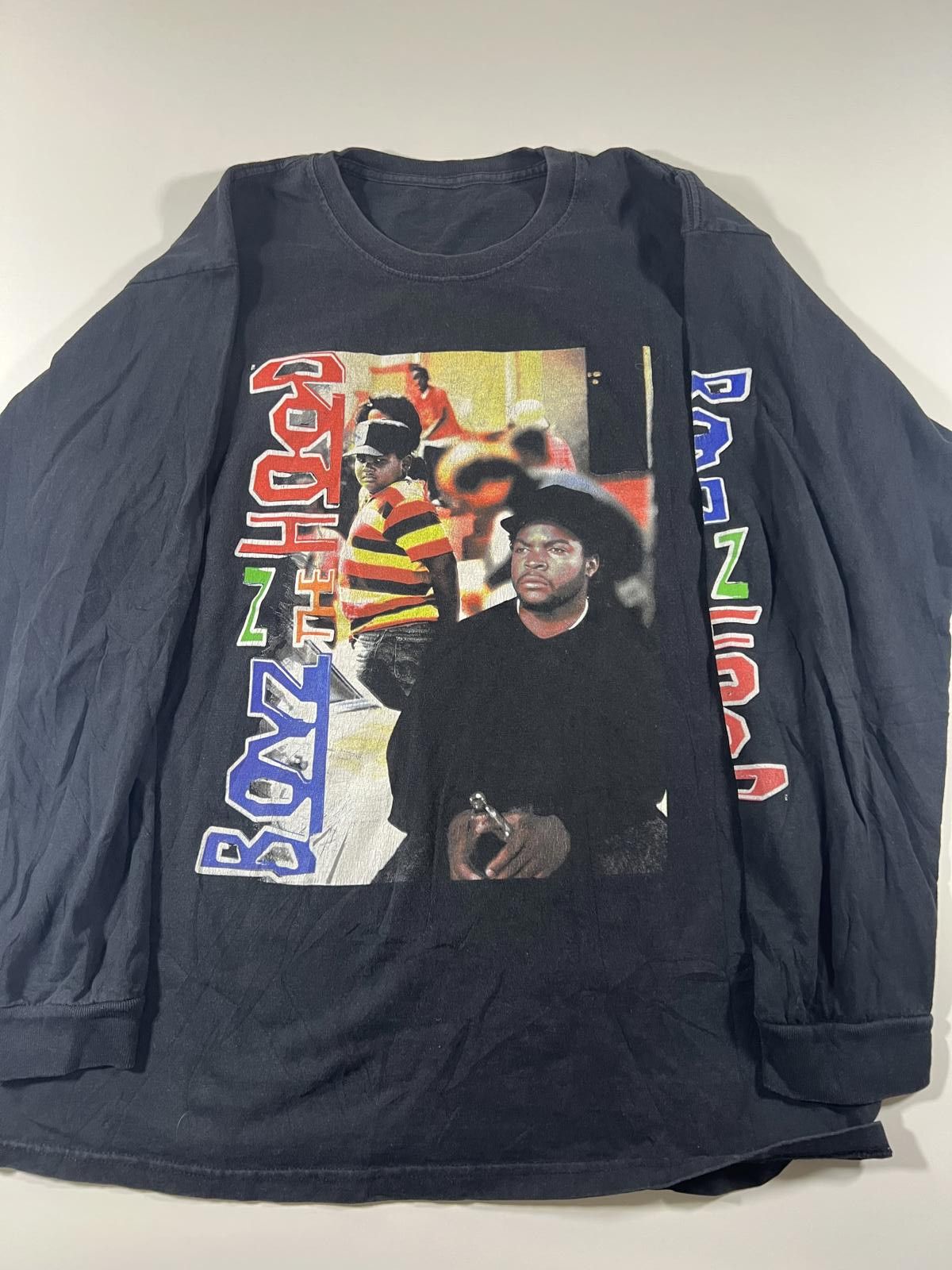 Unknown London Boys N The Hood Graphic Long Sleeve T-Shirt Size US S / EU 44-46 / 1 - 1 Thumbnail