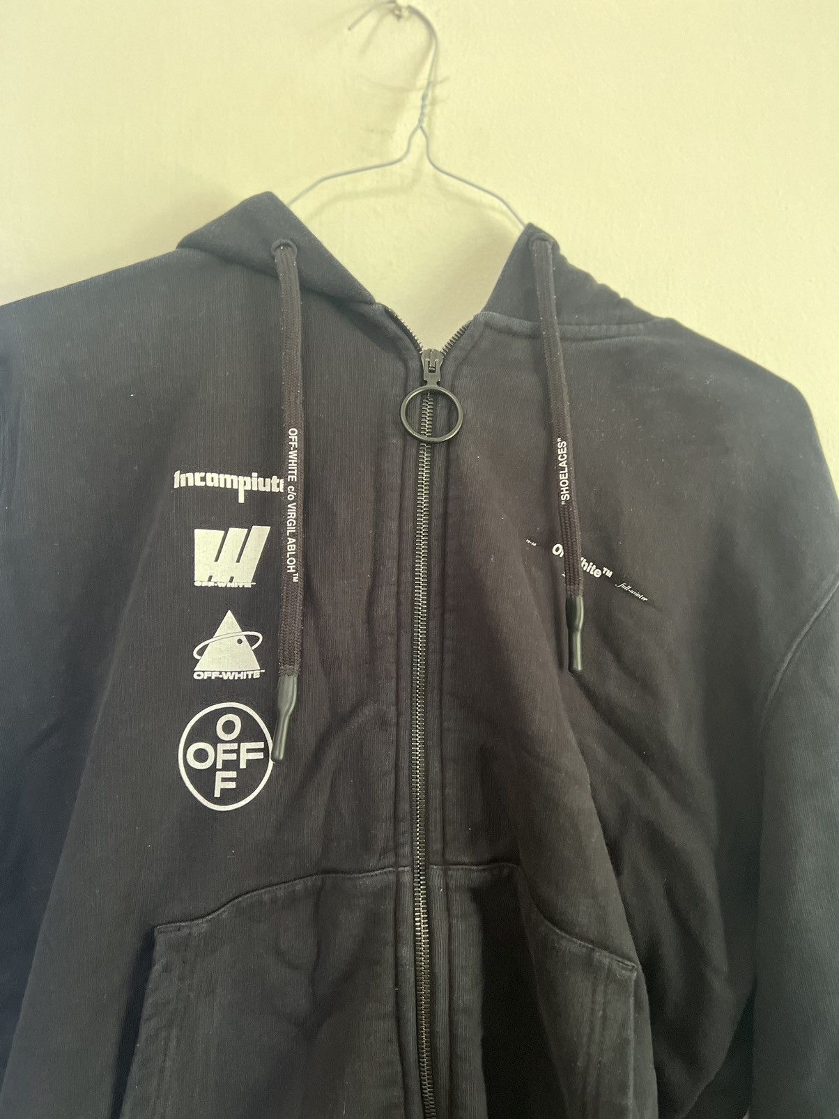 Off-White Off white Mariana Da Silva zip up sweatshirt Size US S / EU 44-46 / 1 - 8 Thumbnail