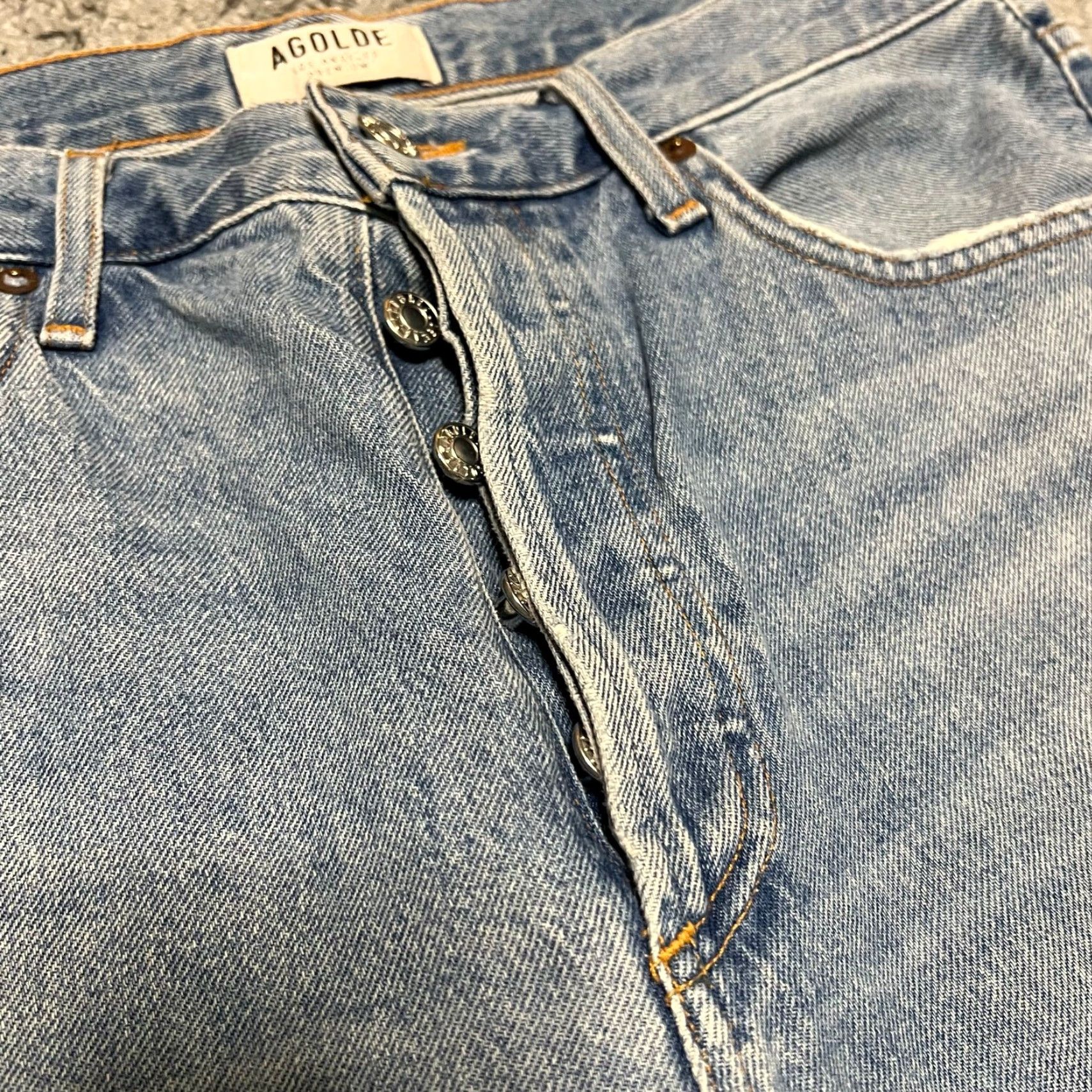 Agolde VINTAGE AGOLDE Jeans Womens 28 High Rise Straight Denim 90s Pinch Waist Blue Womens Size 28" / US 6 / IT 42 - 3 Thumbnail