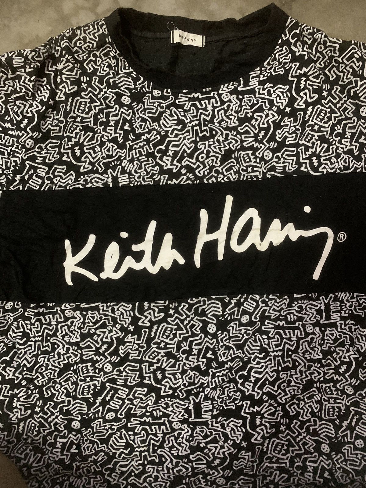 Keith Haring Keith Haring x Browny Monogram Logo Print Tee Size US M / EU 48-50 / 2 - 3 Thumbnail
