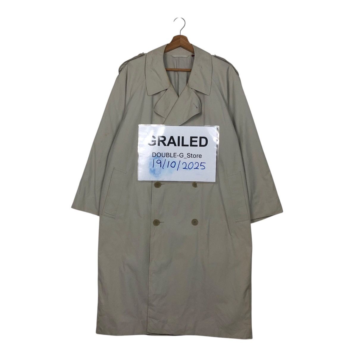 Yohji Yamamoto 📌Vintage Long Jacket Double Breast D'Urban Japan Made Size US M / EU 48-50 / 2 - 1 Thumbnail
