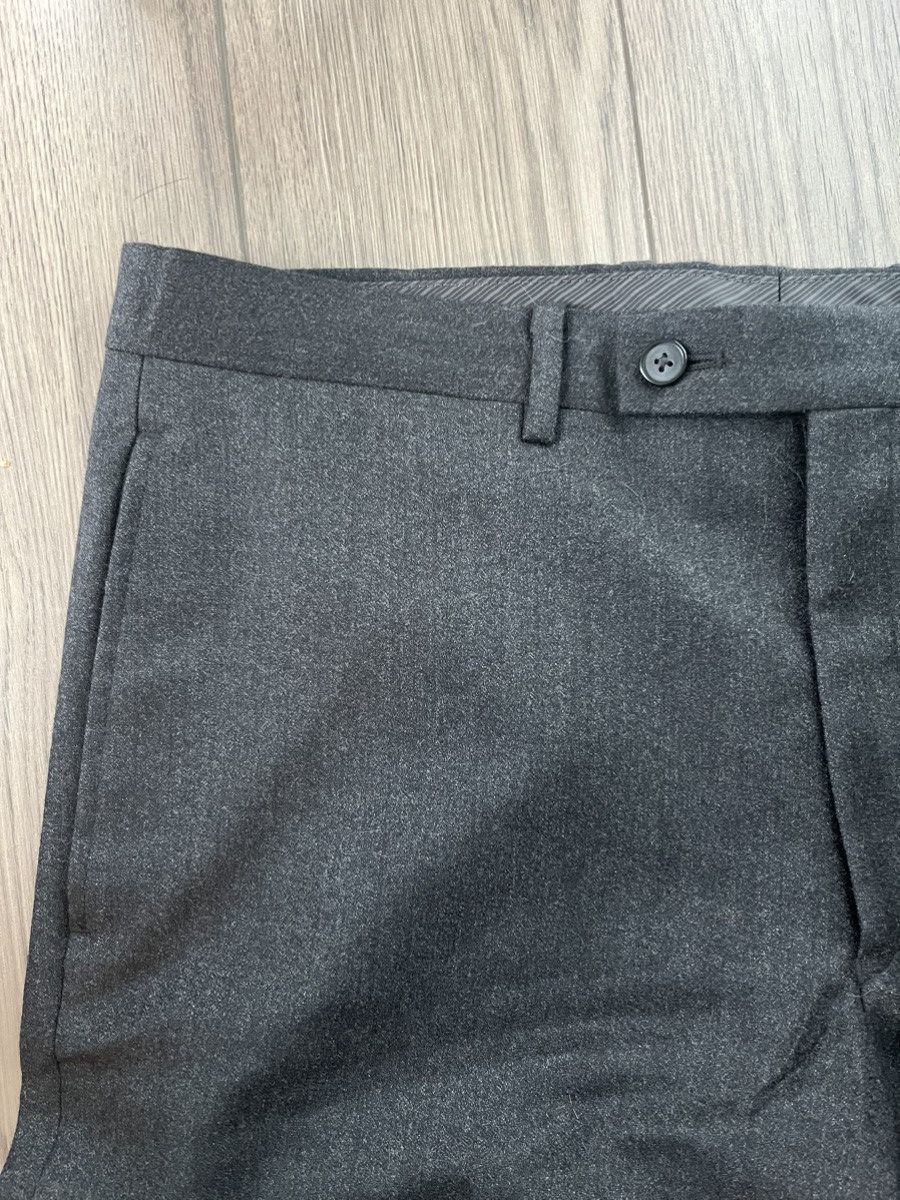 Calvin Klein Calvin Klein Gray Flannel Suit 100% Wool 2-Piece 40L Size 40L - 11 Thumbnail
