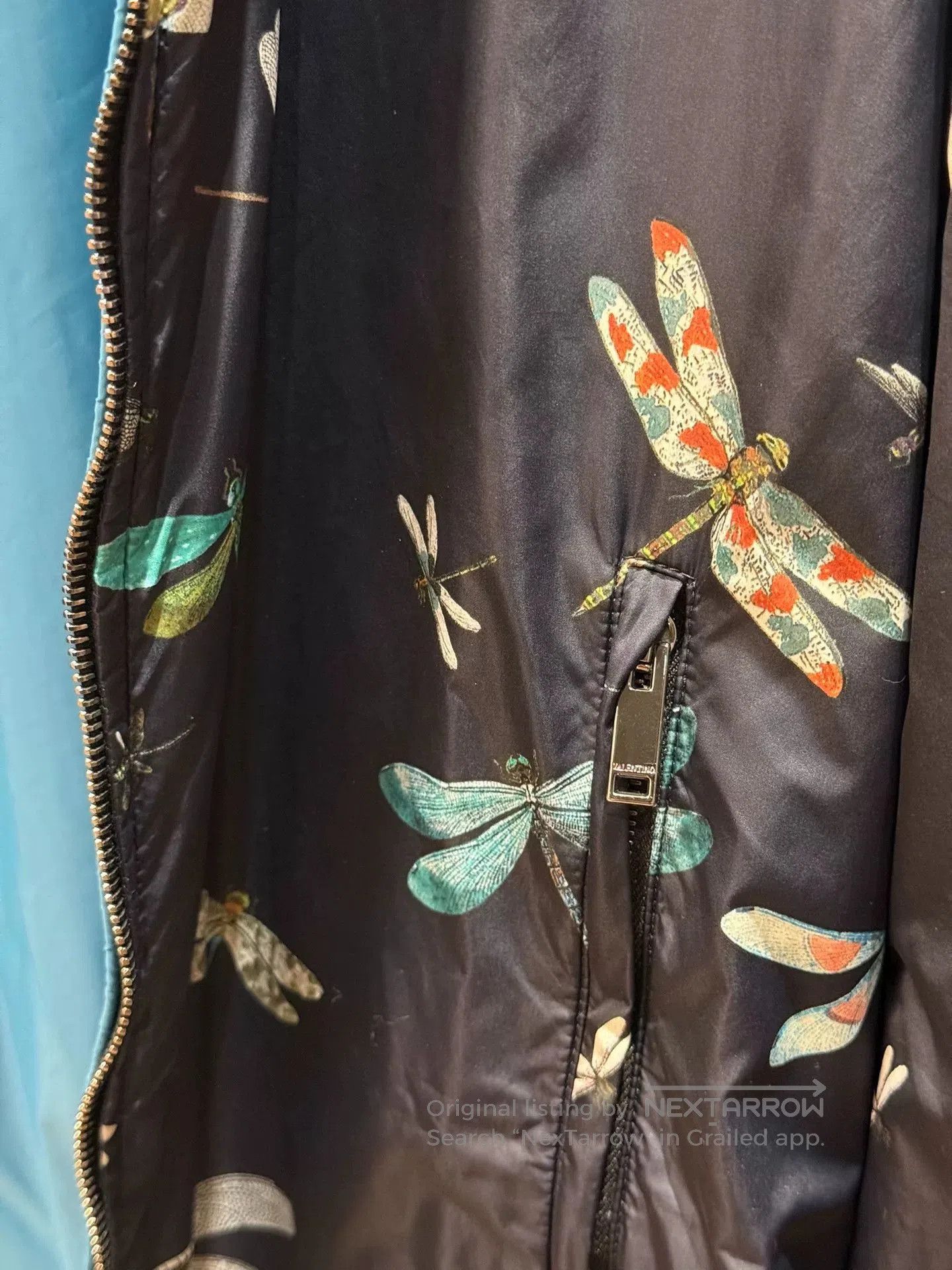 Valentino Valentino Reversible Dragonfly Print Jacket. Size US M / EU 48-50 / 2 - 6 Thumbnail