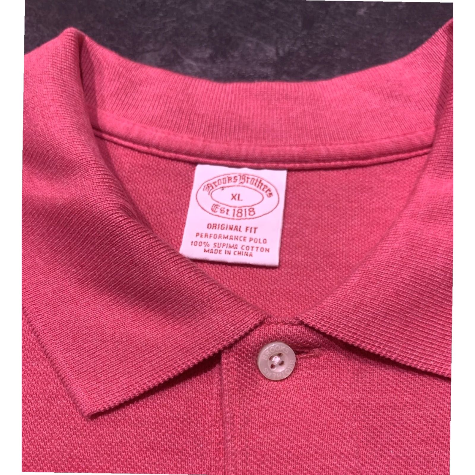 Brooks Brothers Brooks Brothers Polo Shirt Mens XL Pink 100% Cotton Classic Fit Size US XL / EU 56 / 4 - 4 Thumbnail