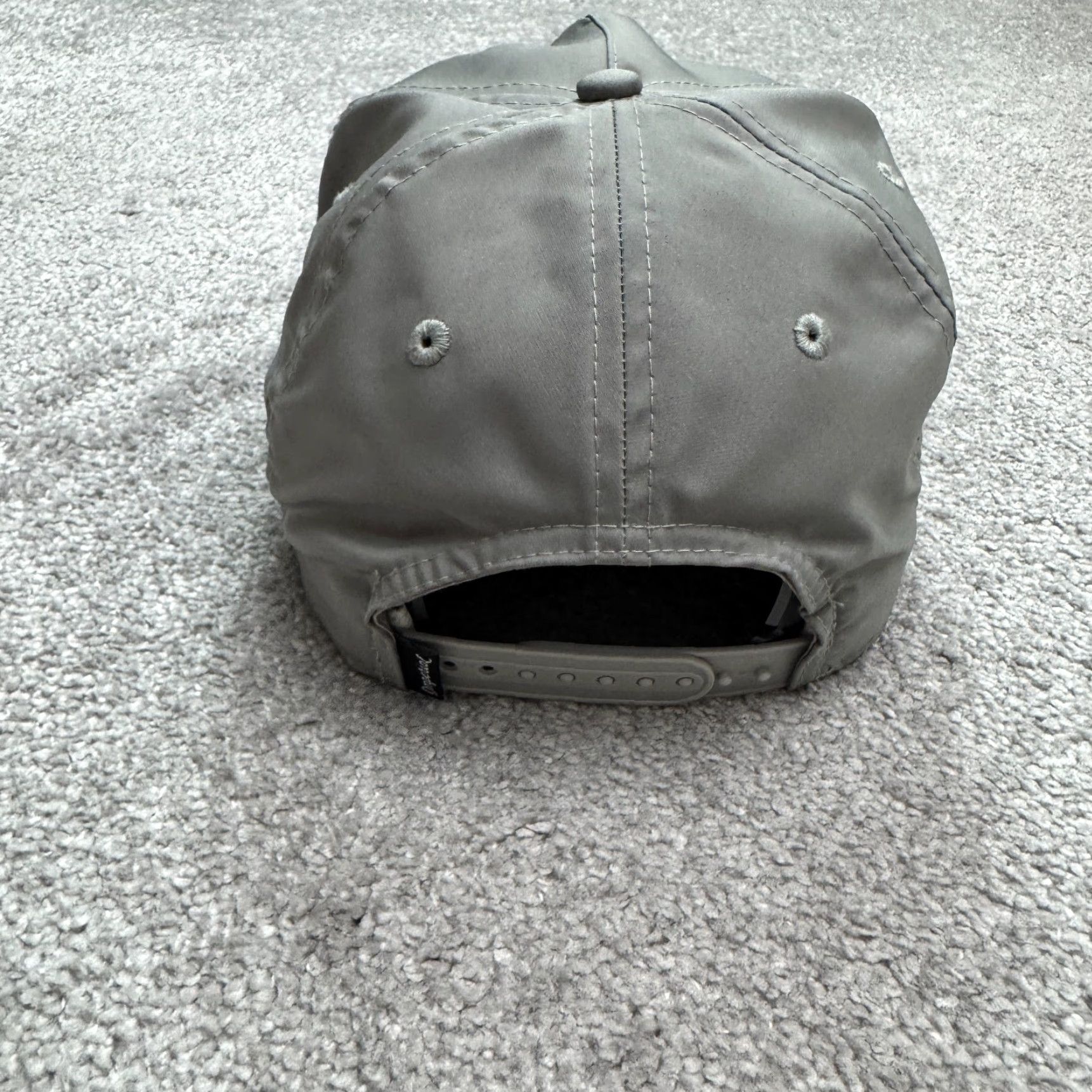 Imperial Imperial Golf Hat Cap Mens Gray Rope Snapback OSFA Size ONE SIZE - 5 Thumbnail