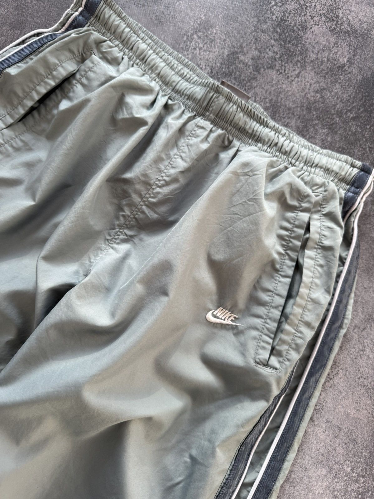 Nike Vintage Nike Track Pants Drill Y2K style Swoosh Size US 34 / EU 50 - 6 Thumbnail