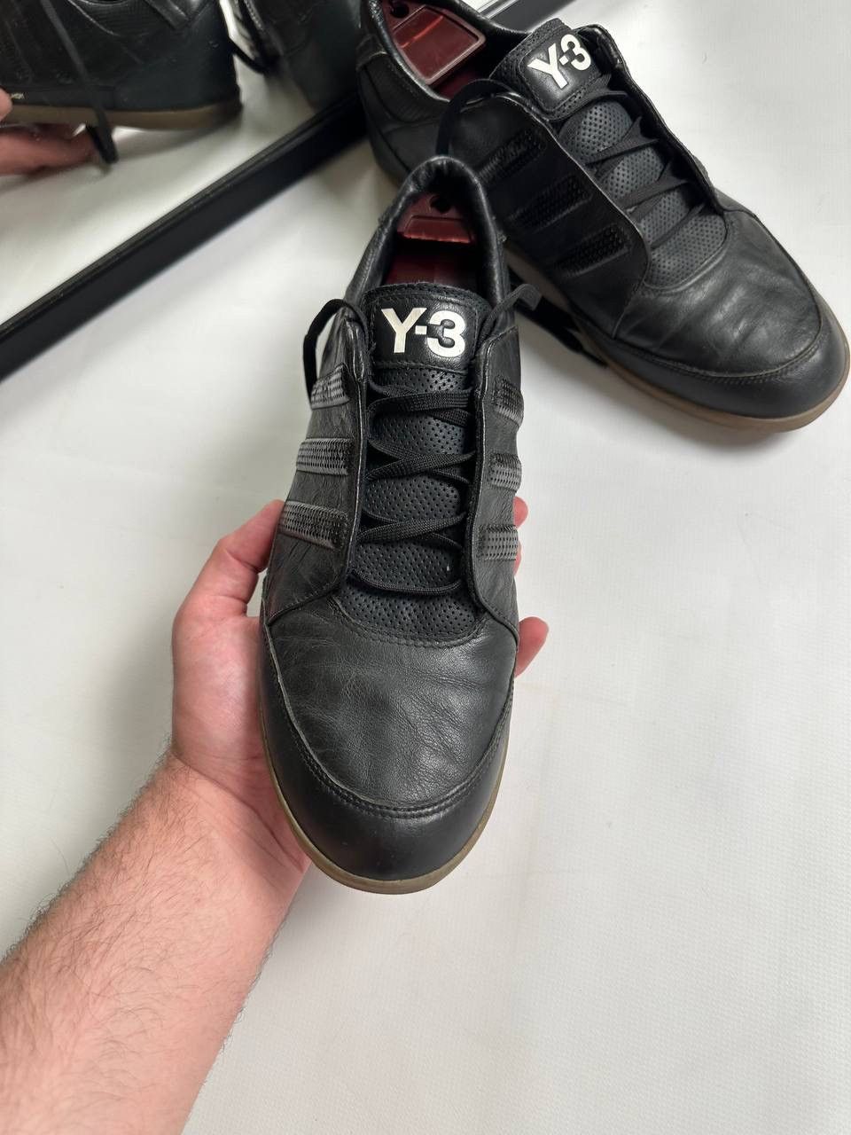 Adidas × Y-3 Vintage 00s Yohji Yamamoto Y-3 Leather Adidas Shoes🔥 Size US 10.5 / EU 43-44 - 4 Thumbnail