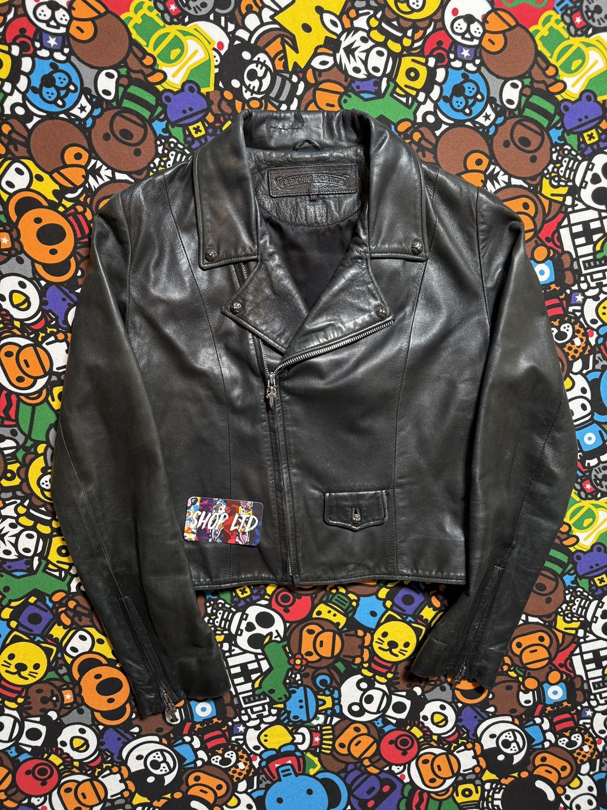 Chrome Hearts Chrome Hearts Vintage Leather Biker Jacket Size US M / EU 48-50 / 2 - 2 Thumbnail