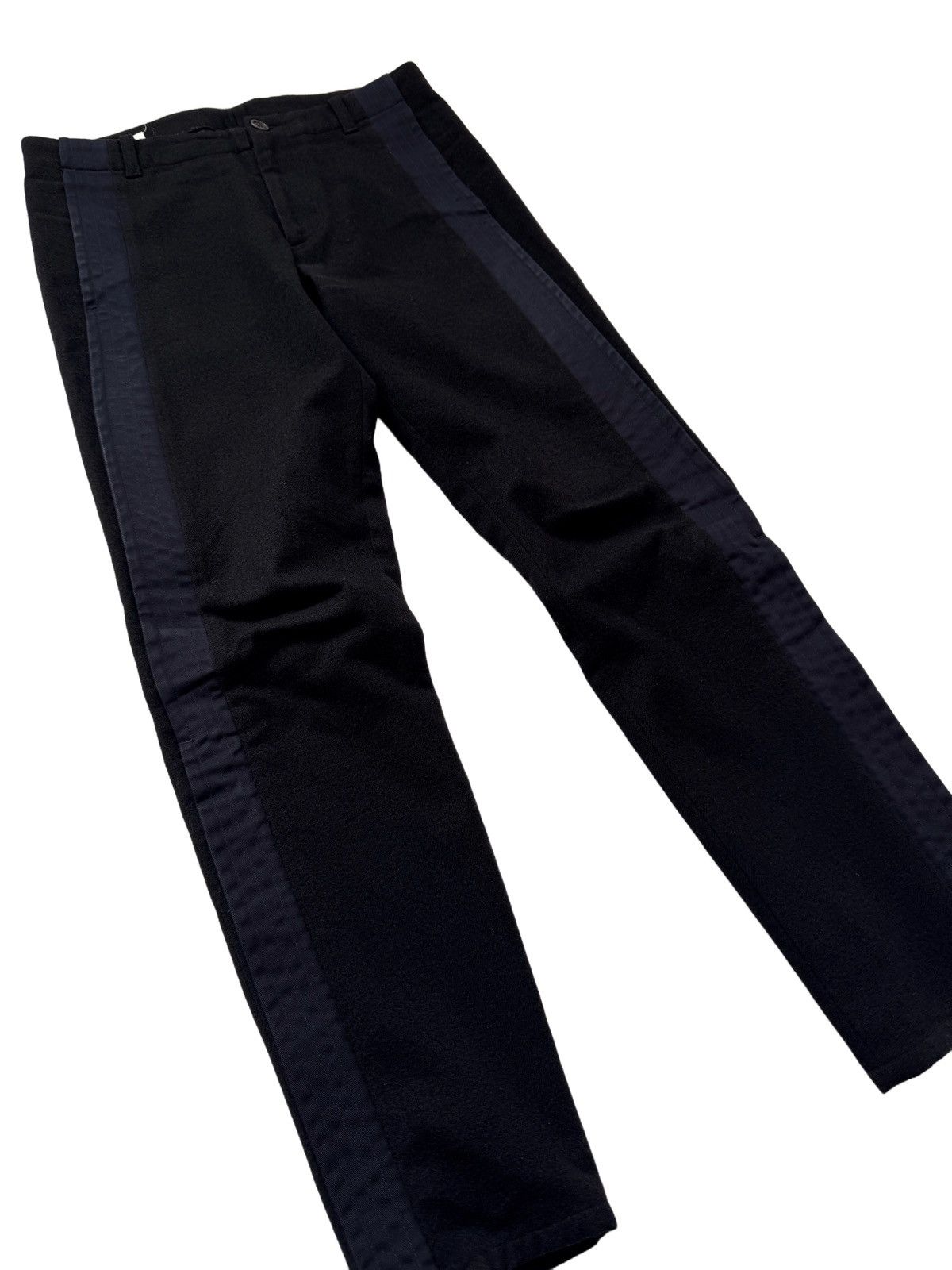 Dries Van Noten FW14 Motor Trousers in Black Wool Size US 30 / EU 46 - 7 Thumbnail
