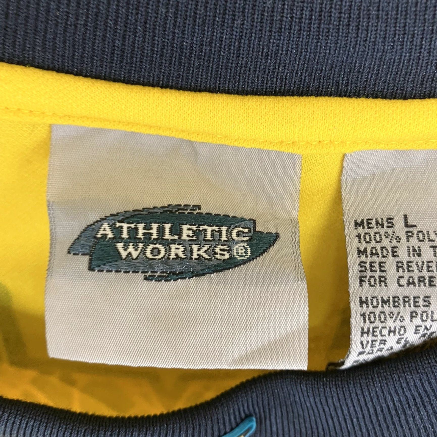 Athletic Works VTG 90s Y2K Extreme Motocross XMX Jersey Light Padding Mens Large Yellow Colorblock Spider 90s Motocross Biker Jersey Mens Size US L / EU 52-54 / 3 - 5 Thumbnail