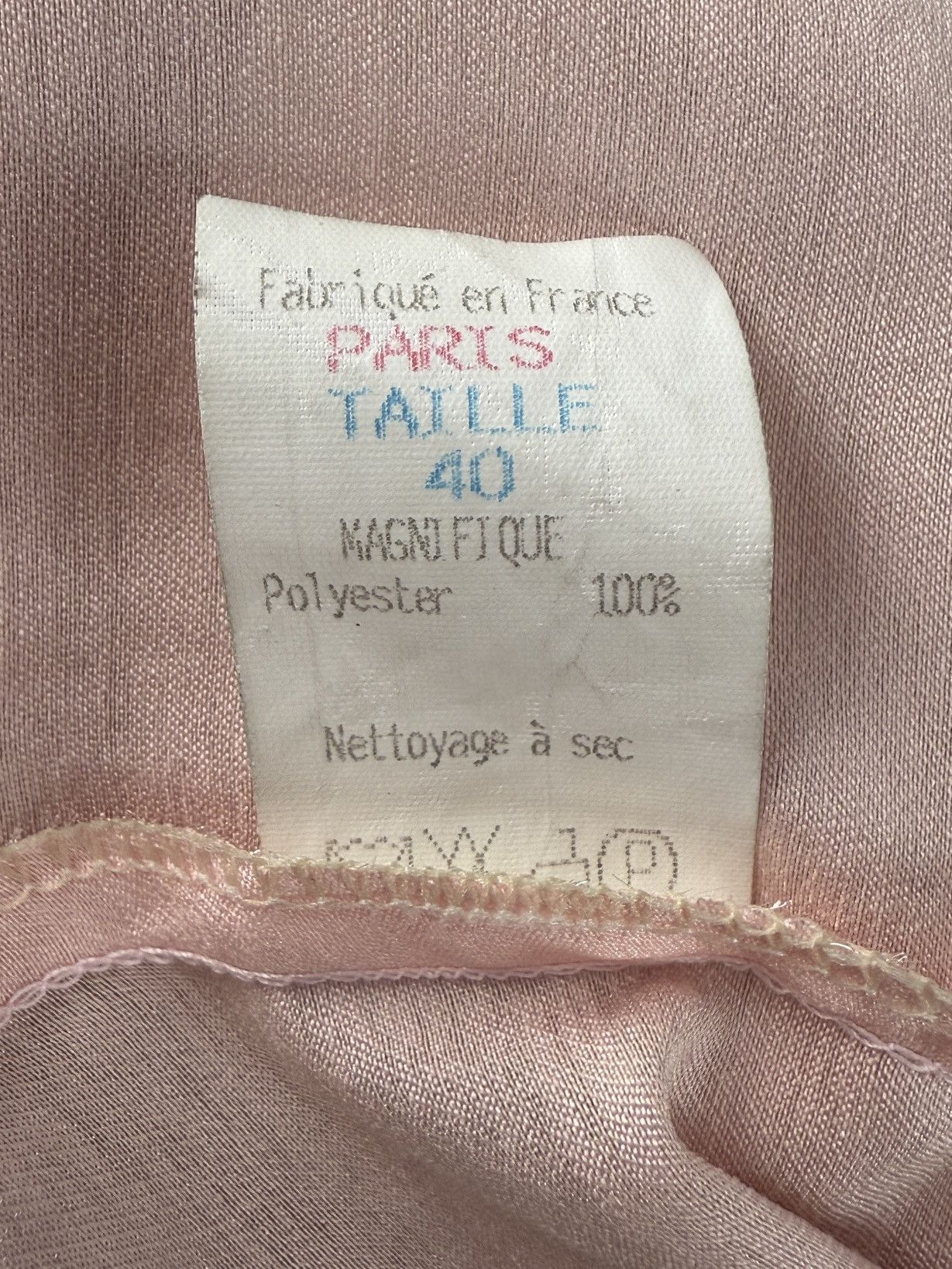 Sandro 1990’s Vintage Sandro Paris Baby Pink Button Sleep Dress 40 Size M / US 6-8 / IT 42-44 - 10 Thumbnail