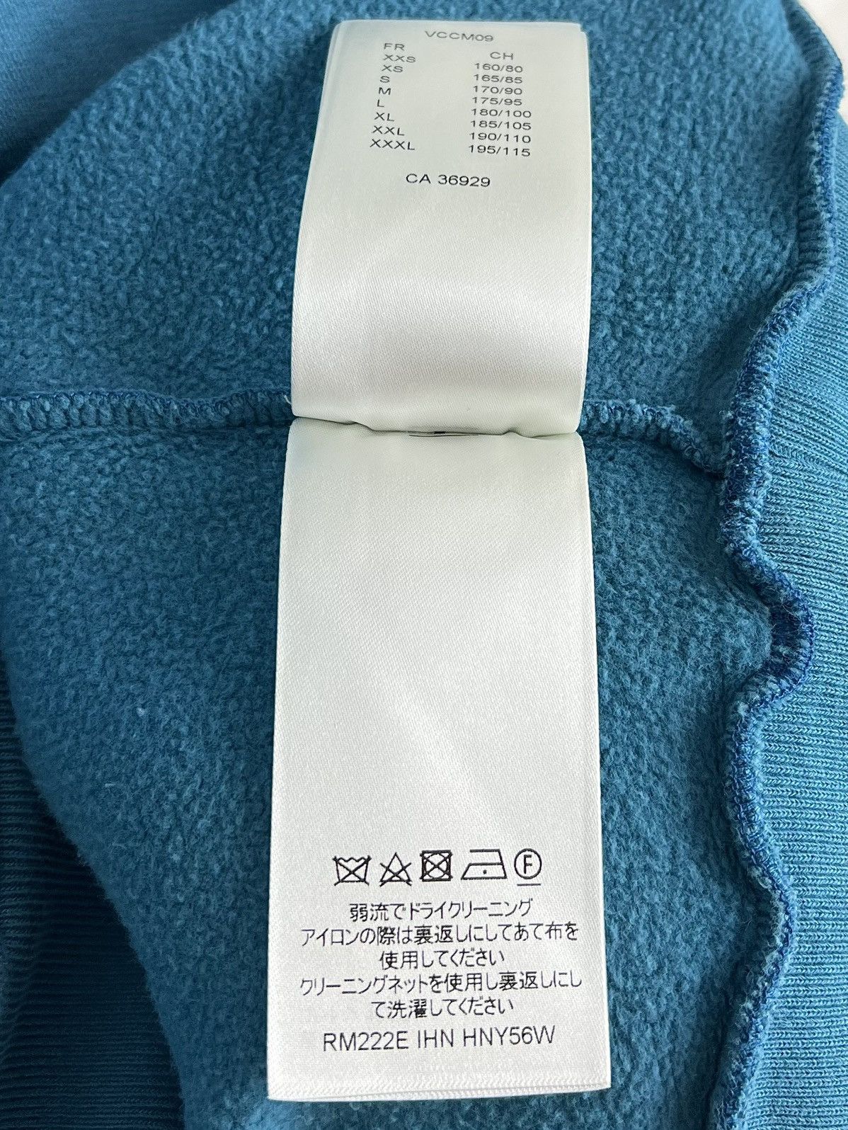 Louis Vuitton LOUIS VUITTON Hoodie LV Signature Logo Blue Men’s Size US S / EU 44-46 / 1 - 12 Thumbnail