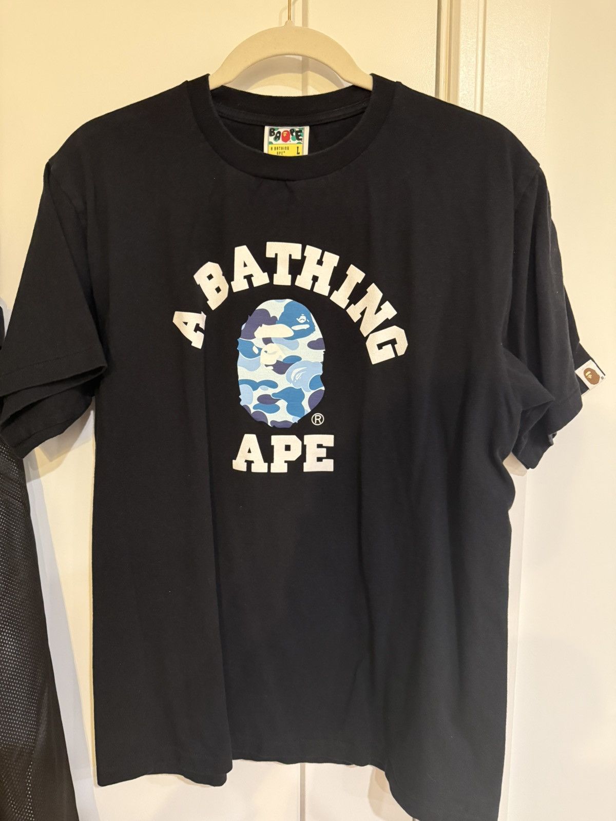 Black ABC Camo College Tee