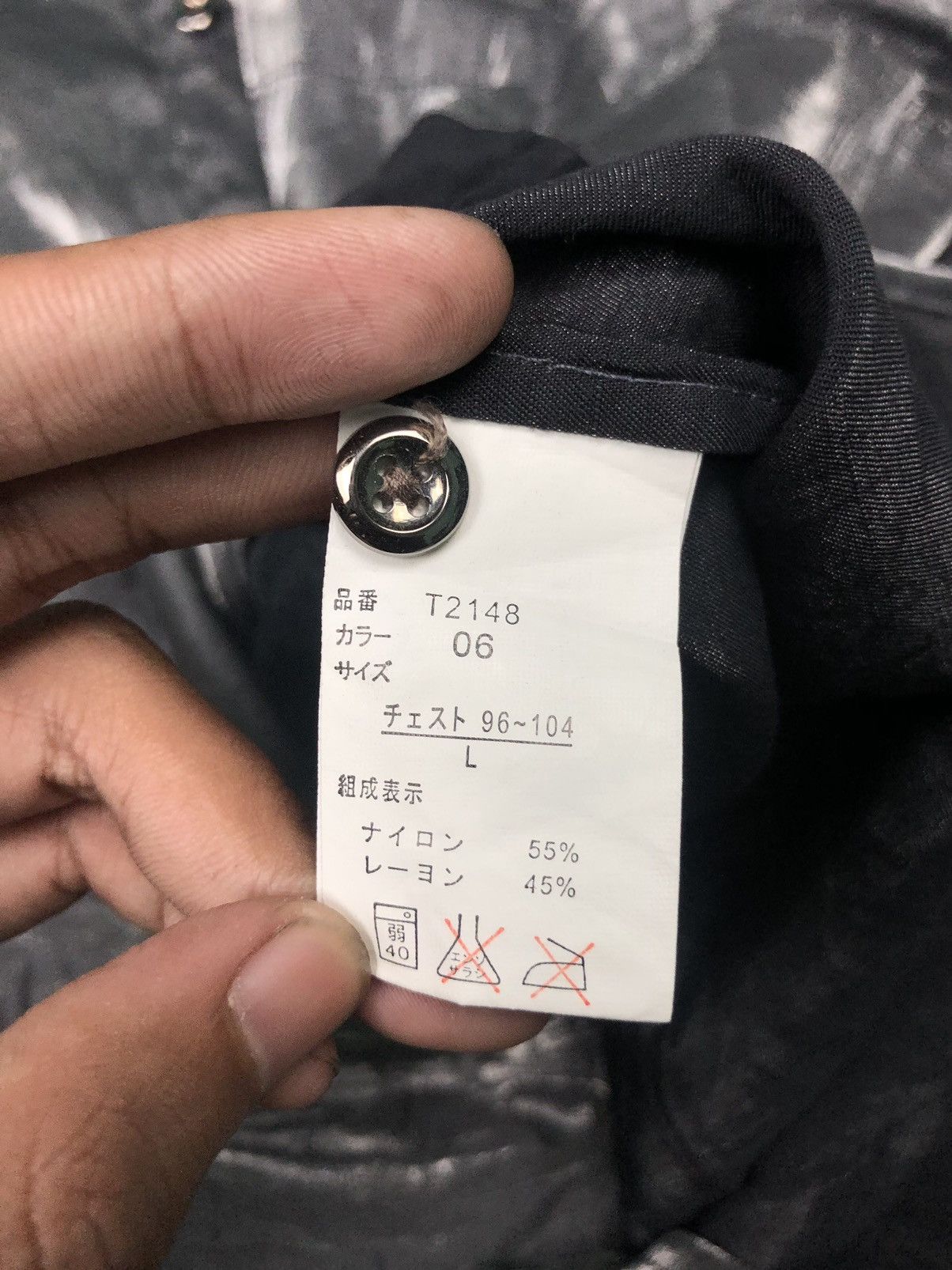 semanticdesign Semantic Design Silver Metal Button Shirt Size US L / EU 52-54 / 3 - 9 Thumbnail