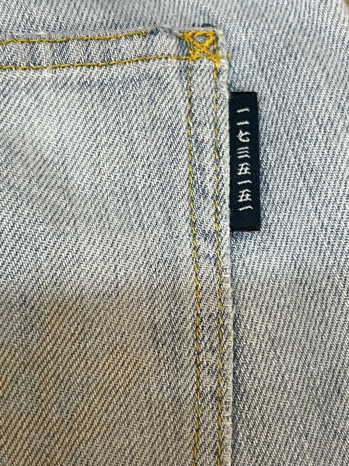 Beauty Beast × Japanese Brand Vintage Namitsu Faded Flower Embroidery Sukajan style Denim Size US 32 / EU 48 - 18 Thumbnail