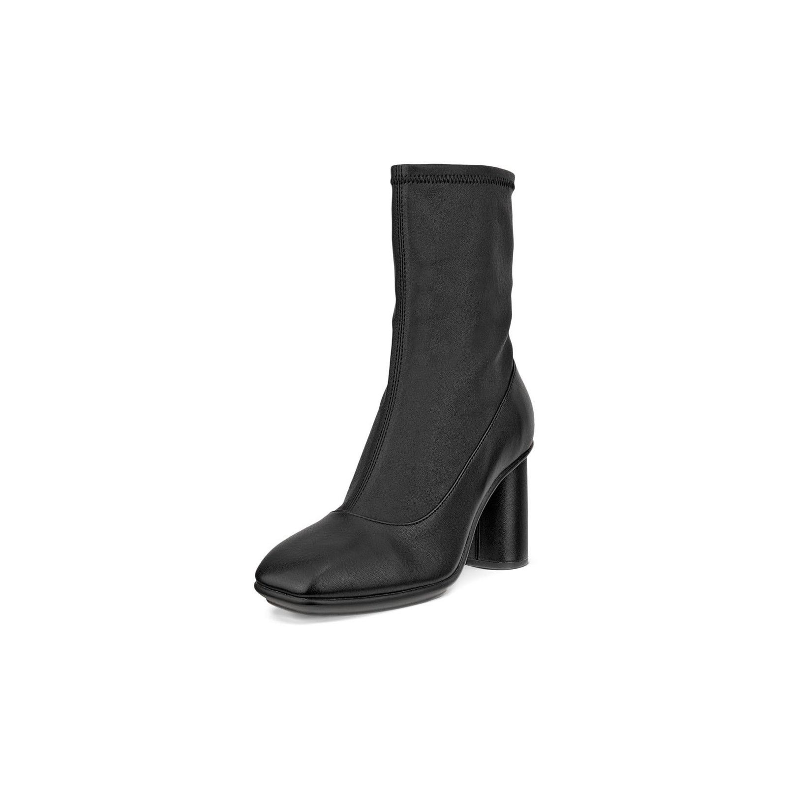 Ecco ECCO WOMEN'S 42 SCULPTED ALBA BLOCK 65 BLACK LEATHER HEEL Size US 11.5 / IT 41.5 - 3 Thumbnail