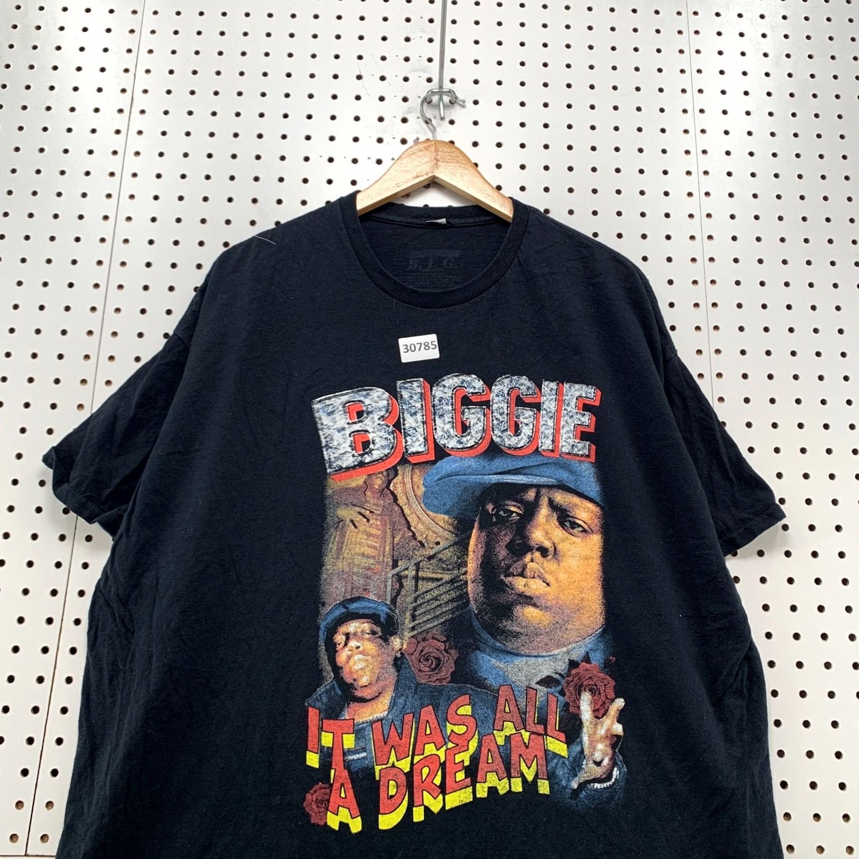 Etro Notorious BIG Shirt Mens 2XL Black Rap Tee Retro Hip Hop Short SLeeve 26X30 Size US XXL / EU 58 / 5 - 5 Thumbnail