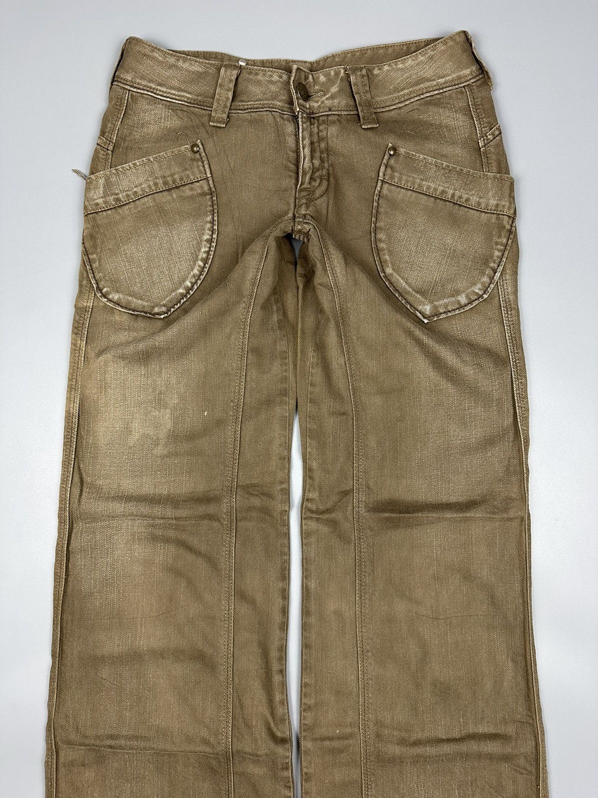 If Six Was Nine × Le Grande Bleu (L.G.B.) Vintage Japanese Queen’s Low Flare Jeans Size US 30 / EU 46 - 5 Thumbnail